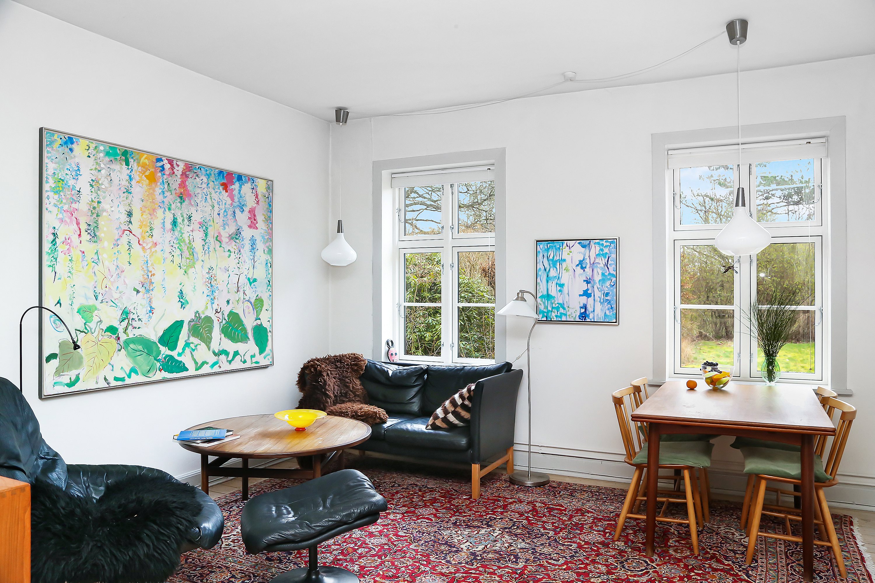 Miniaturebillede 2: stue. Billede af Hals Skolevej 1B, 1., Byrum, 9940 Læsø