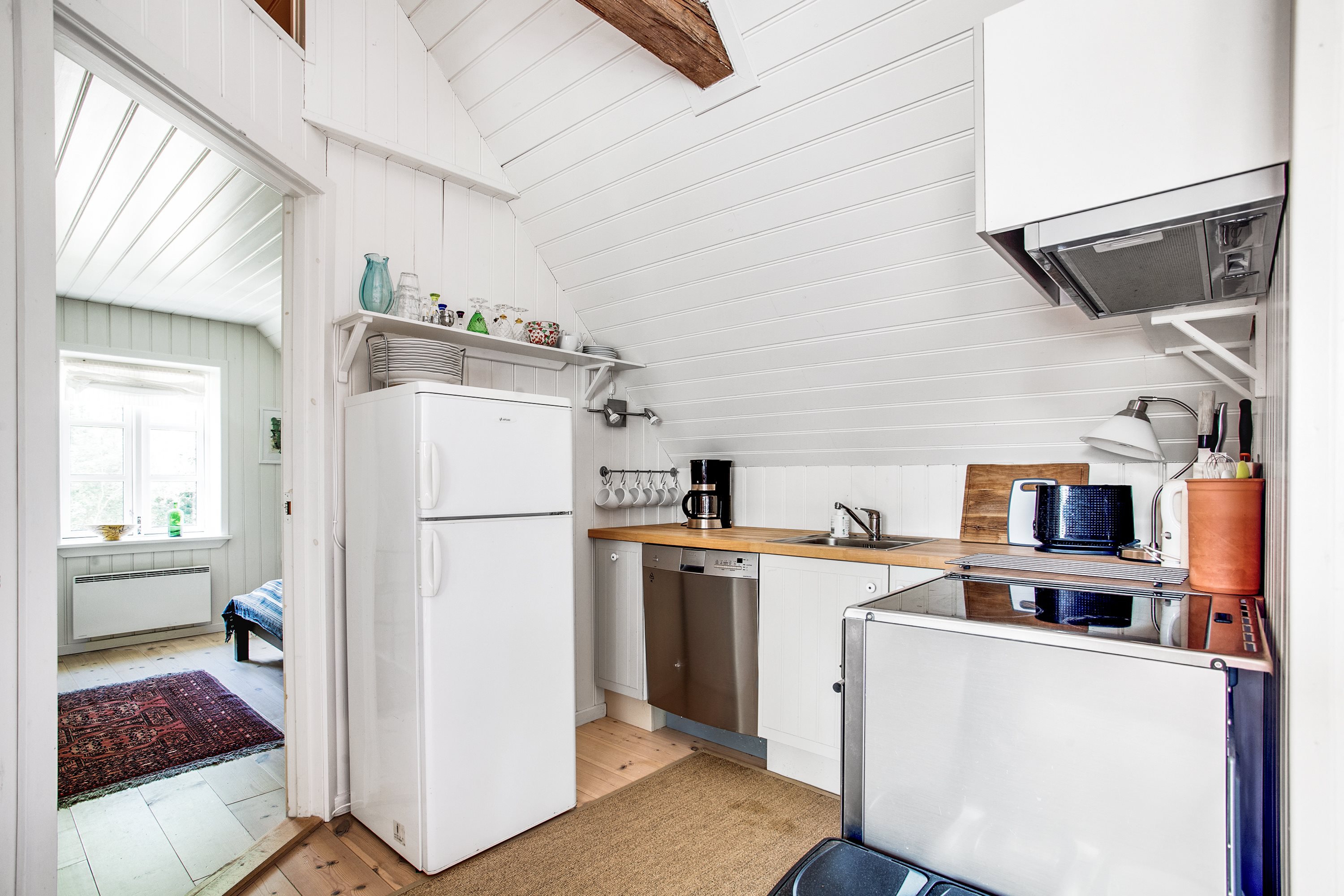 Fremhævet køkken billede i fuldskærmstilstand. Billede af Hals Skolevej 1B, 1., Byrum, 9940 Læsø