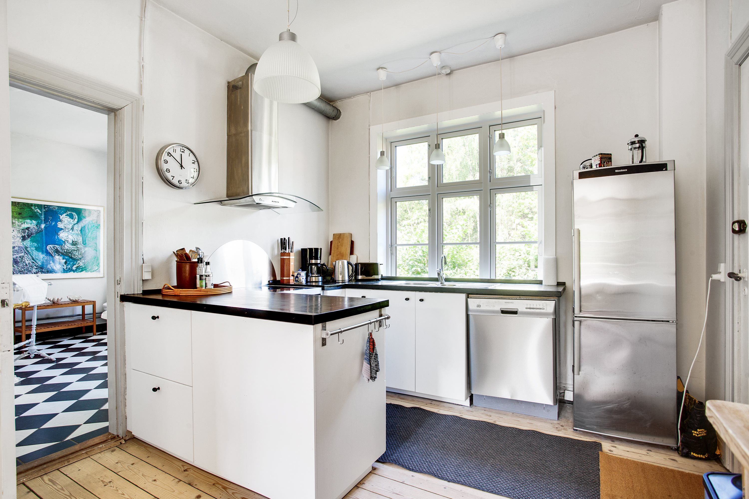 Fremhævet køkken billede i fuldskærmstilstand. Billede af Hals Skolevej 1B, 1., Byrum, 9940 Læsø