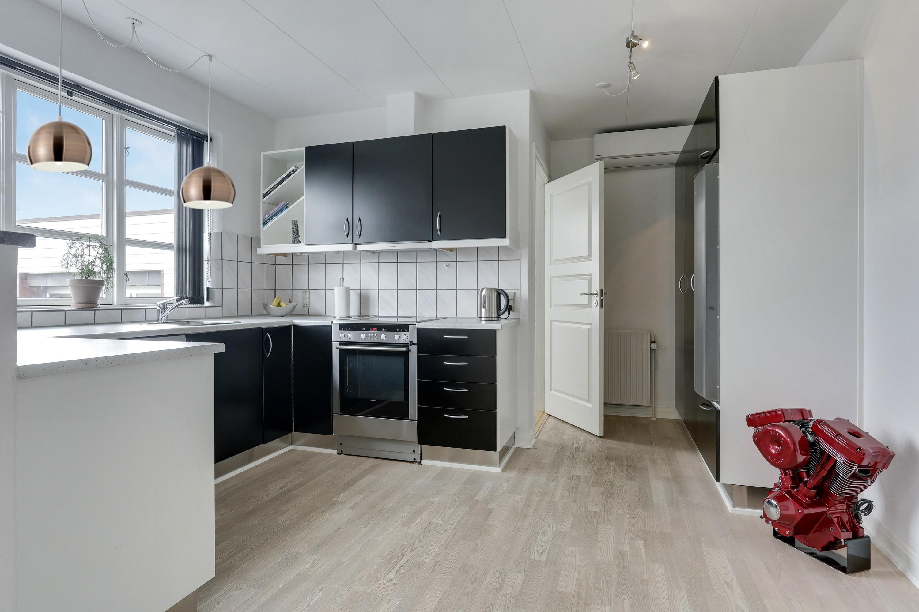 Fremhævet køkken billede i fuldskærmstilstand. Billede af Egebjergvej 42, 8751 Gedved