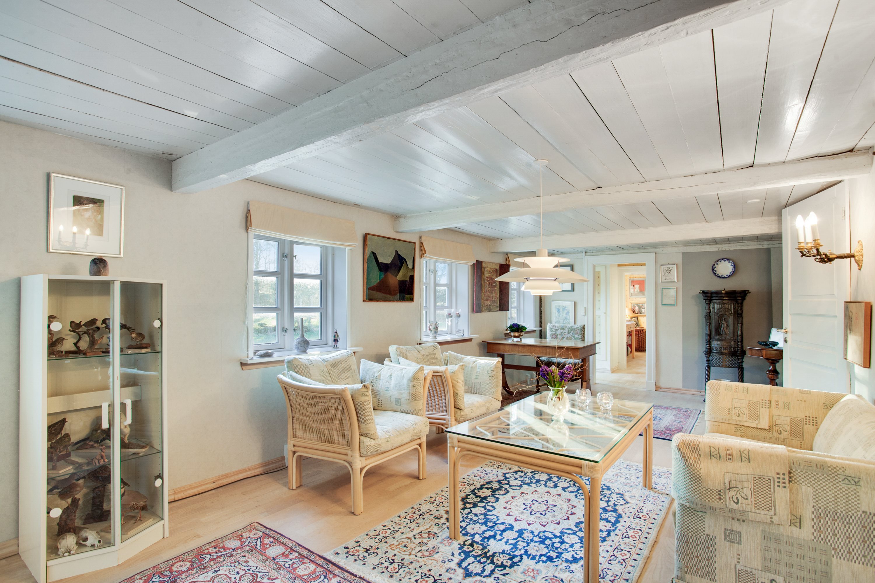 Fremhævet stue billede i fuldskærmstilstand. Billede af Flyvepladsvej 2, Byrum, 9940 Læsø