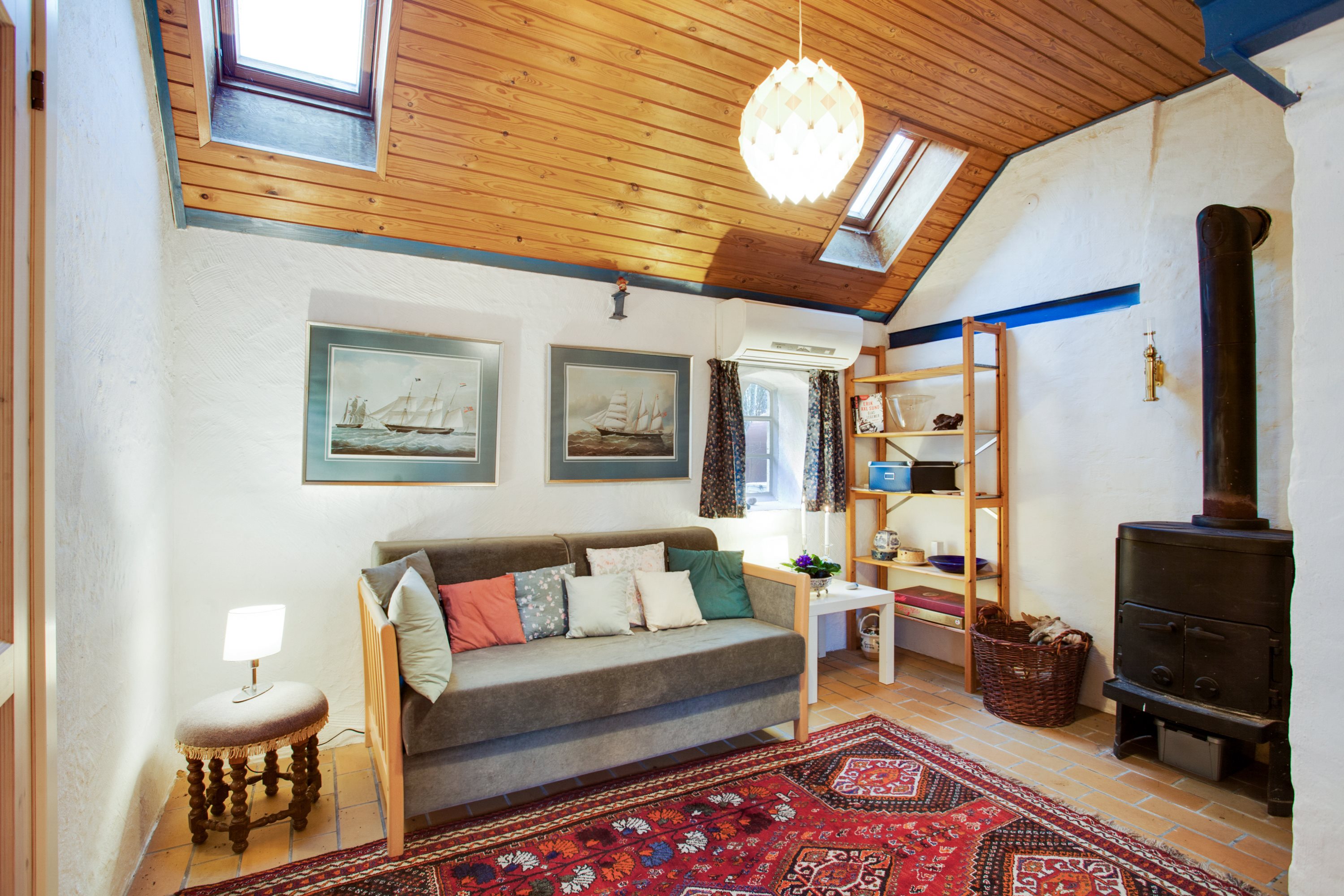 Fremhævet stue billede i fuldskærmstilstand. Billede af Flyvepladsvej 2, Byrum, 9940 Læsø