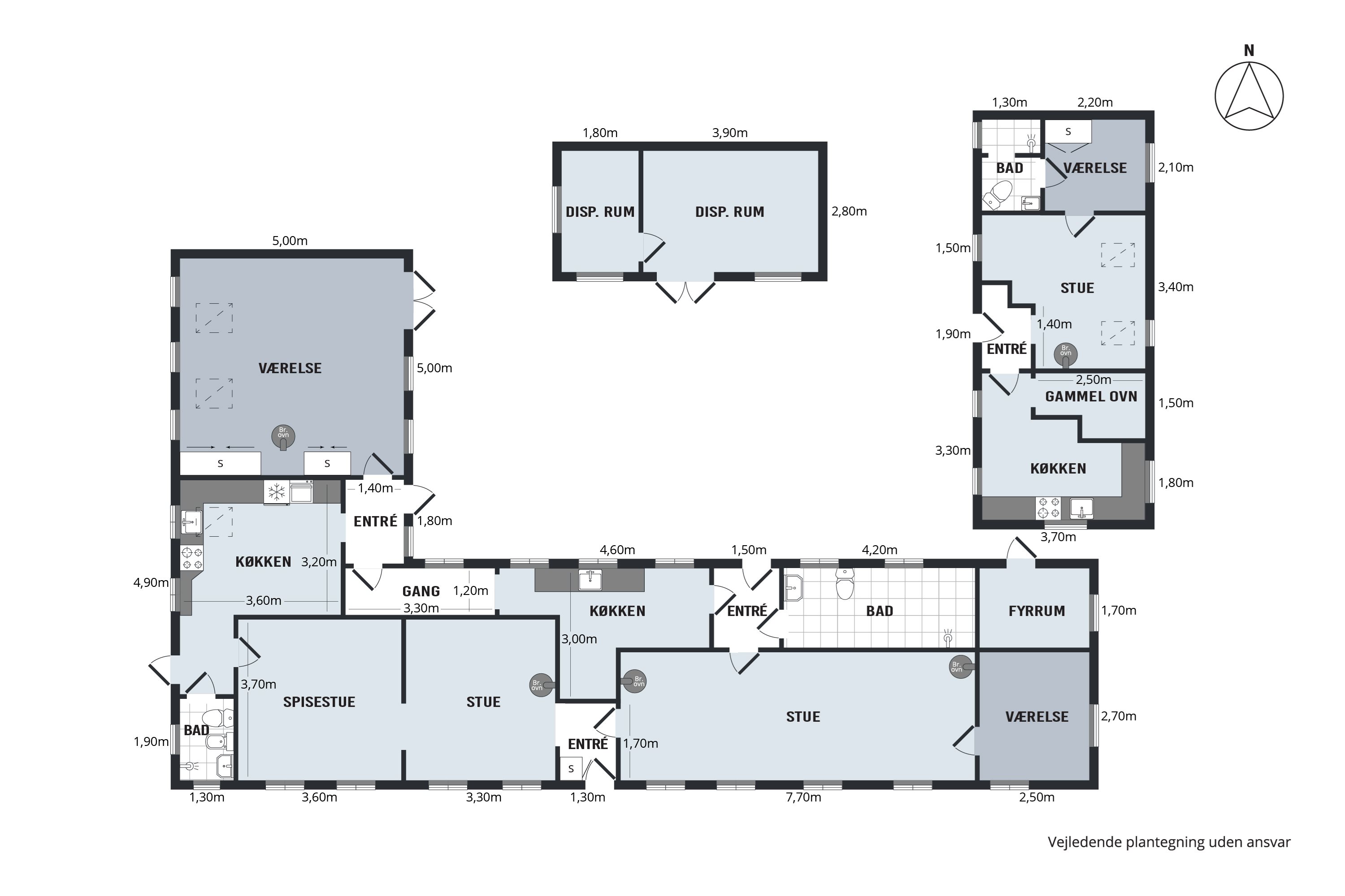 Plantegninger billede af Flyvepladsvej 2, Byrum, 9940 Læsø