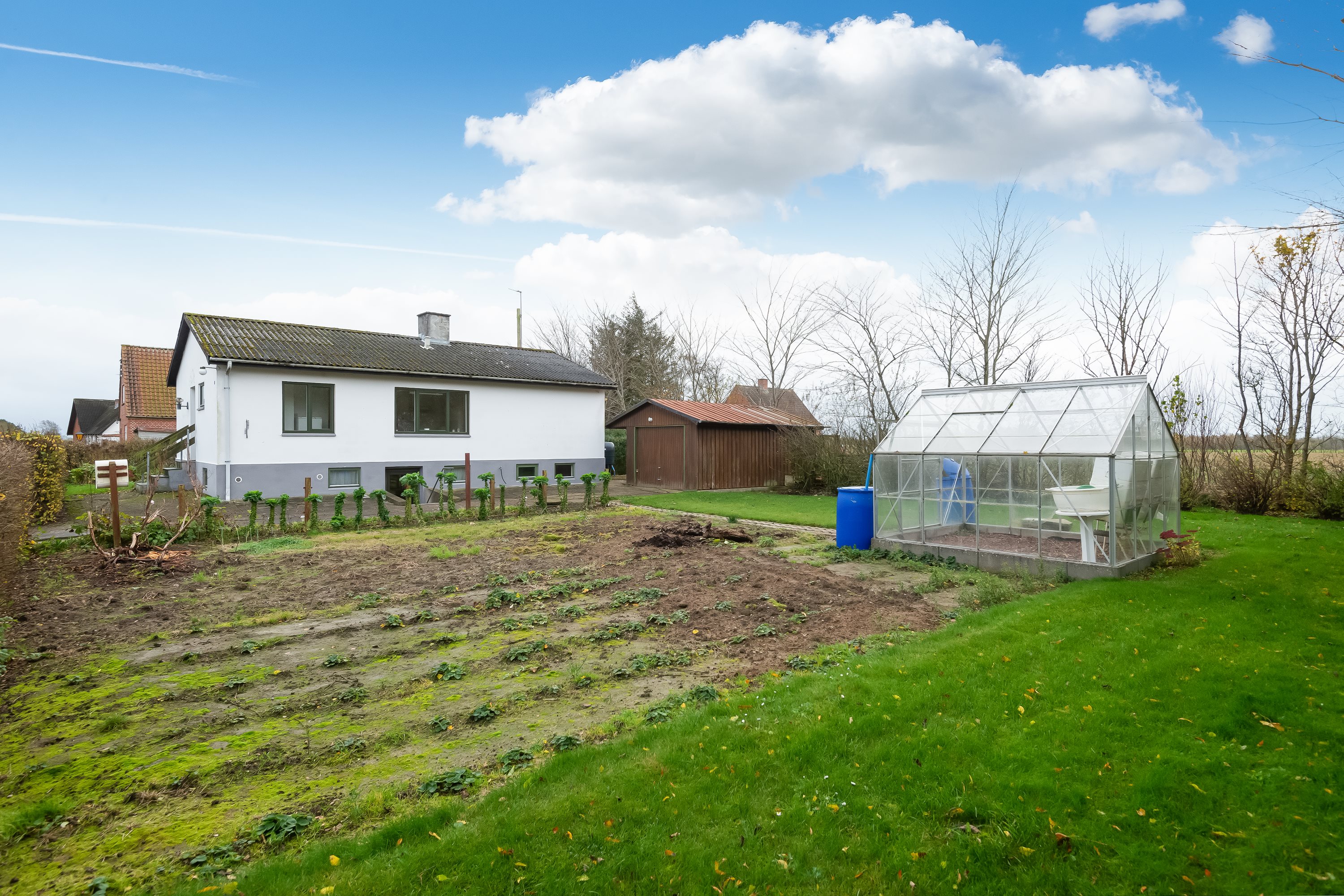 Fremhævet have billede i fuldskærmstilstand. Billede af Høstvej 7, Hæstrup Stationsby, 9800 Hjørring