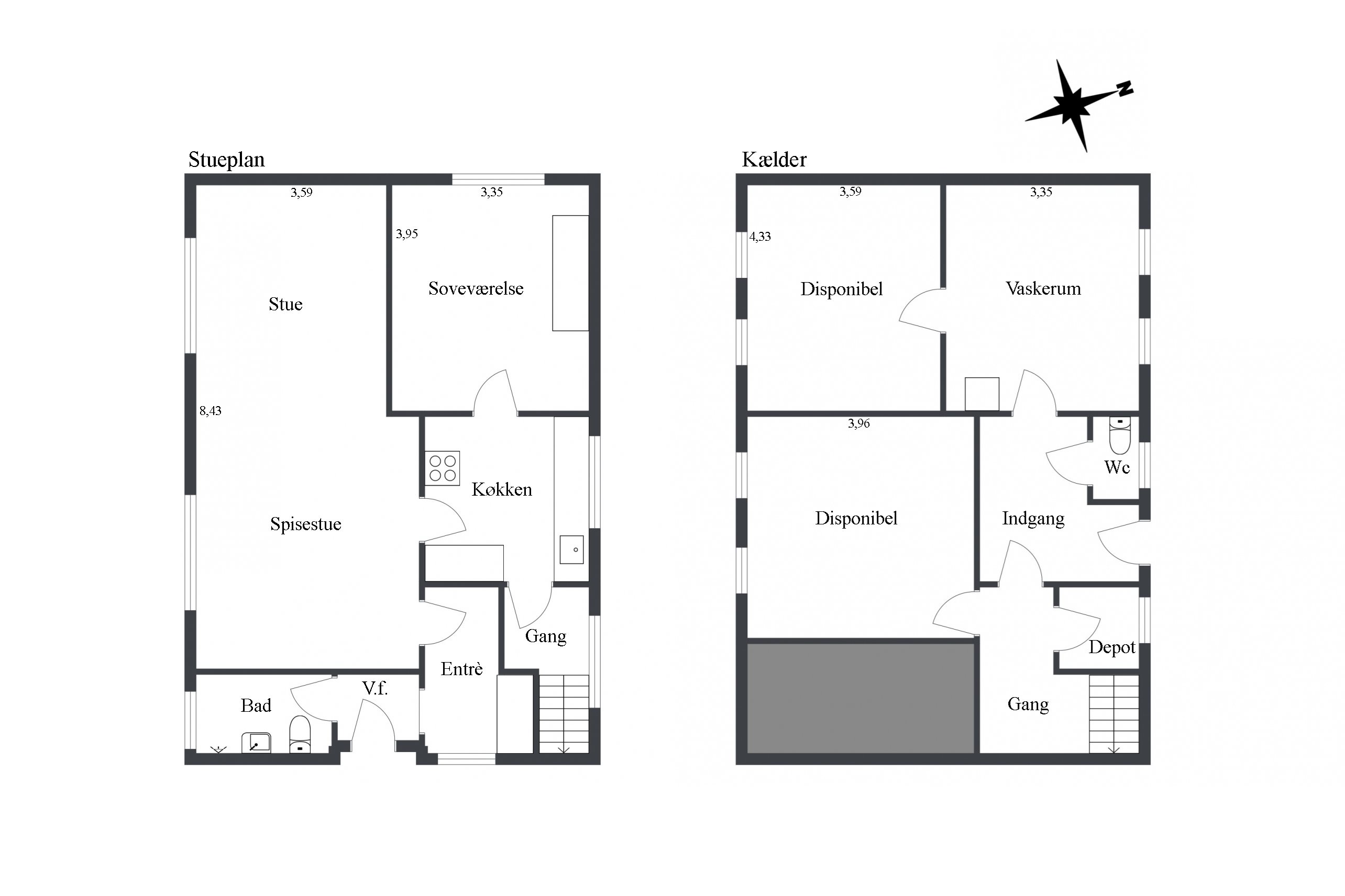 Plantegninger billede af Høstvej 7, Hæstrup Stationsby, 9800 Hjørring