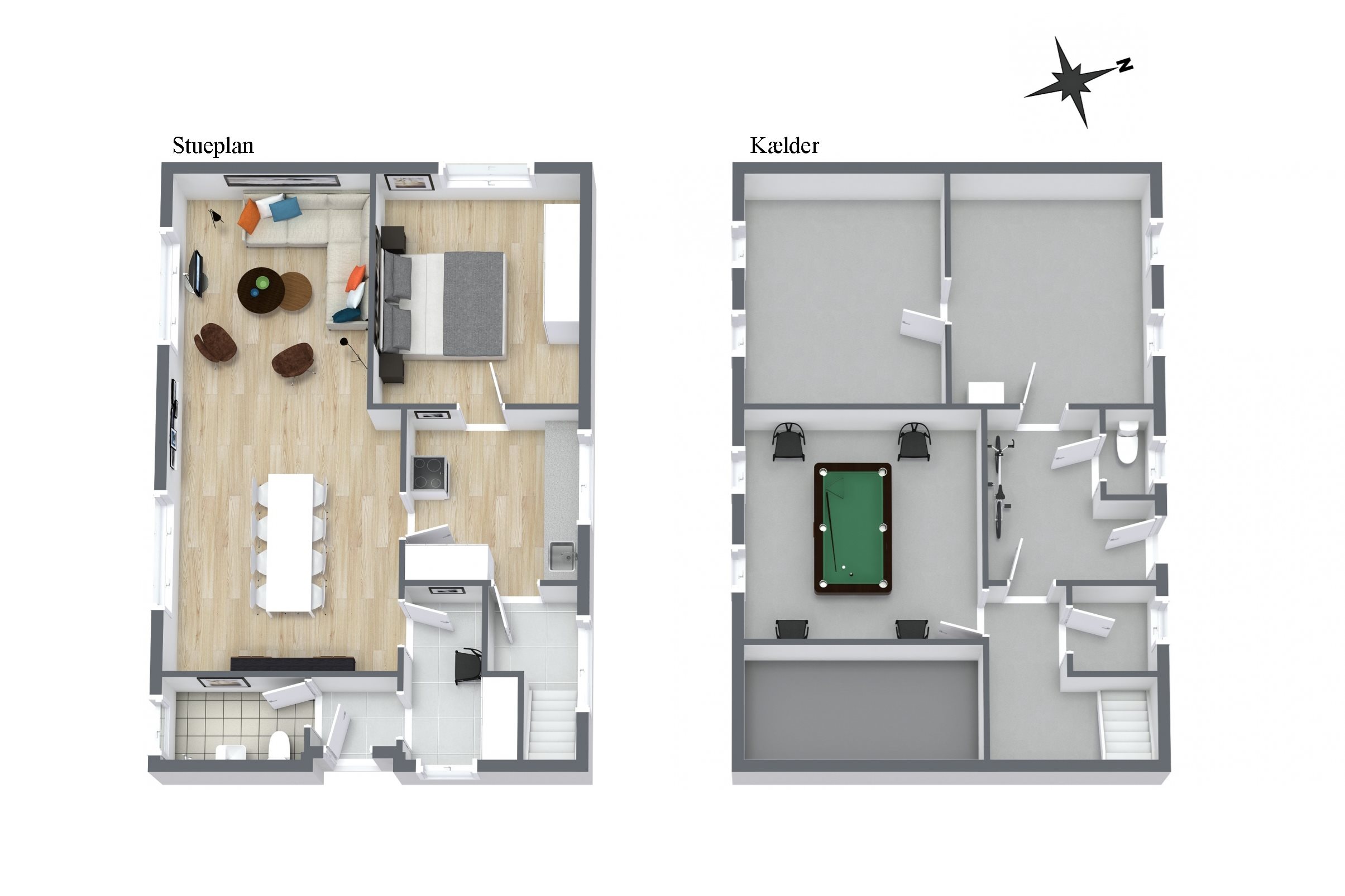 Plantegninger billede af Høstvej 7, Hæstrup Stationsby, 9800 Hjørring