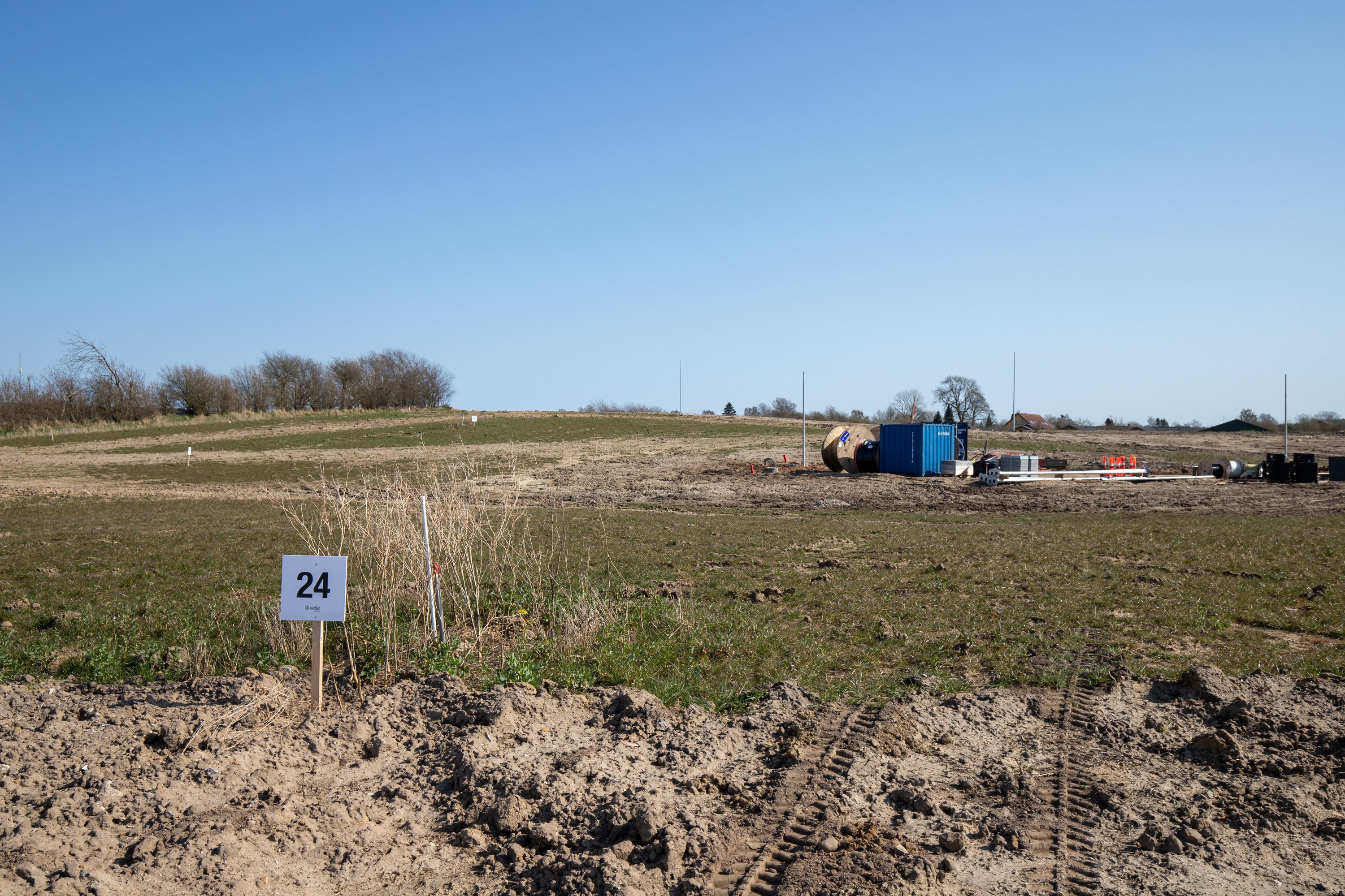 Fremhævet grund billede i fuldskærmstilstand. Billede af Provstevejen 3, Grejs, 7100 Vejle