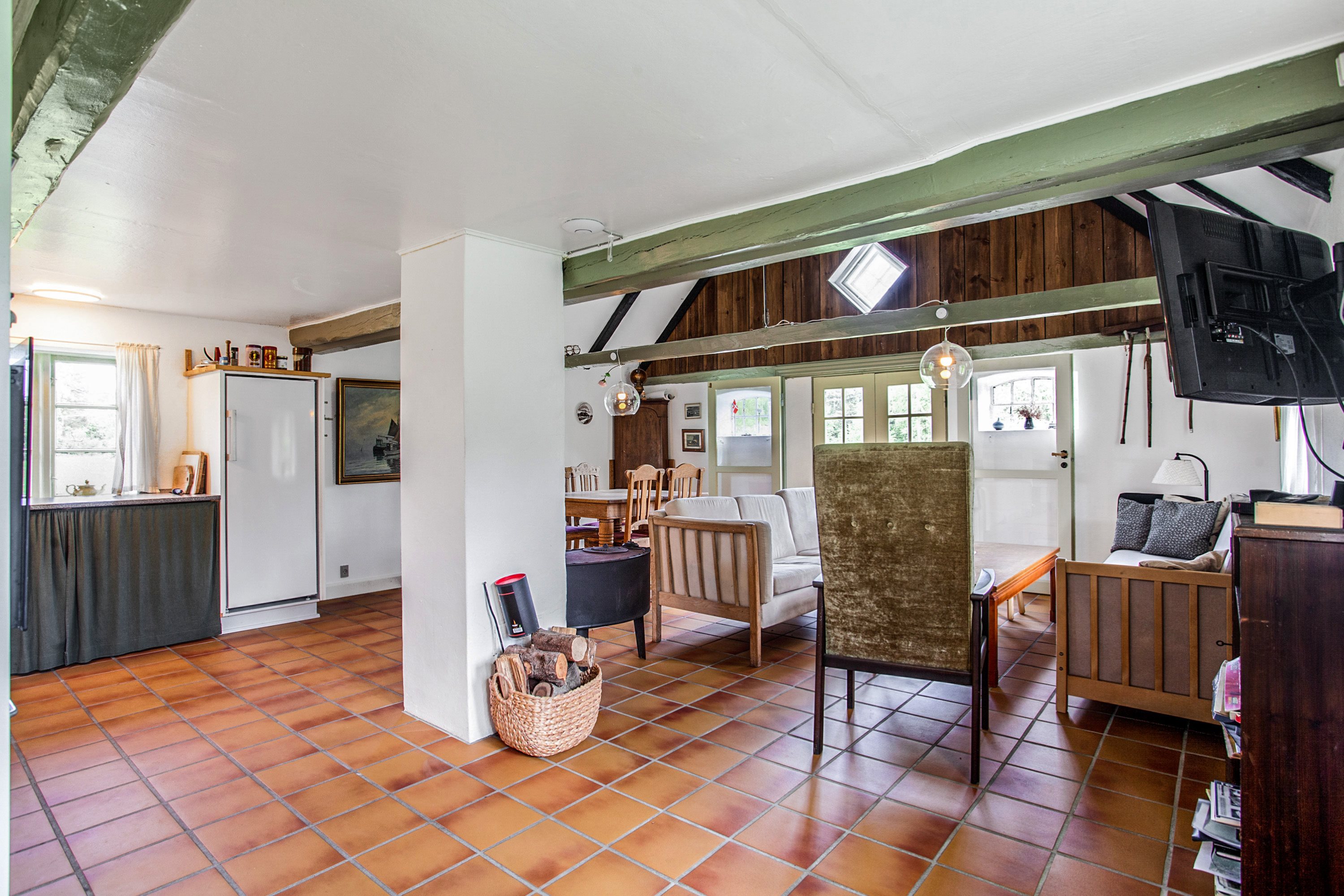 Fremhævet stue billede i fuldskærmstilstand. Billede af Snebærvej 1, Østerby, 9940 Læsø