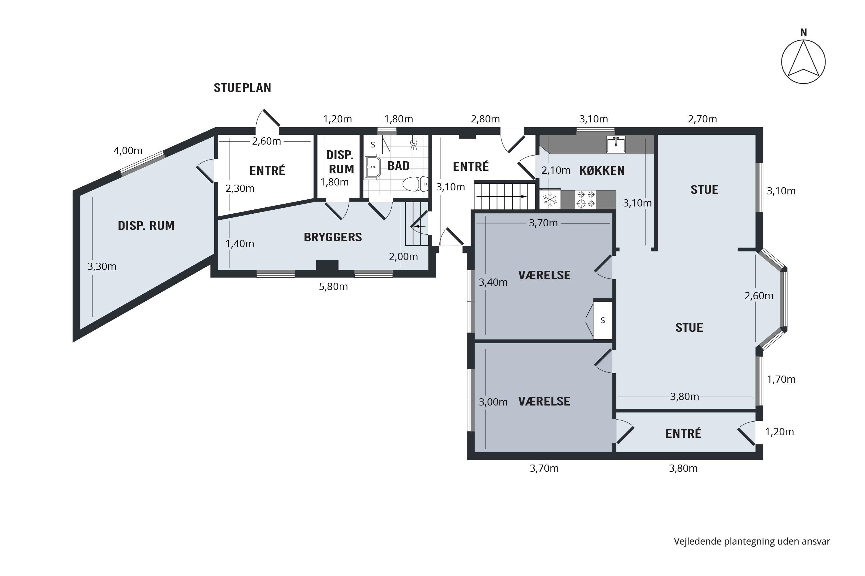 Plantegninger billede af Vesterø Havnegade 10, Vesterø Havn, 9940 Læsø