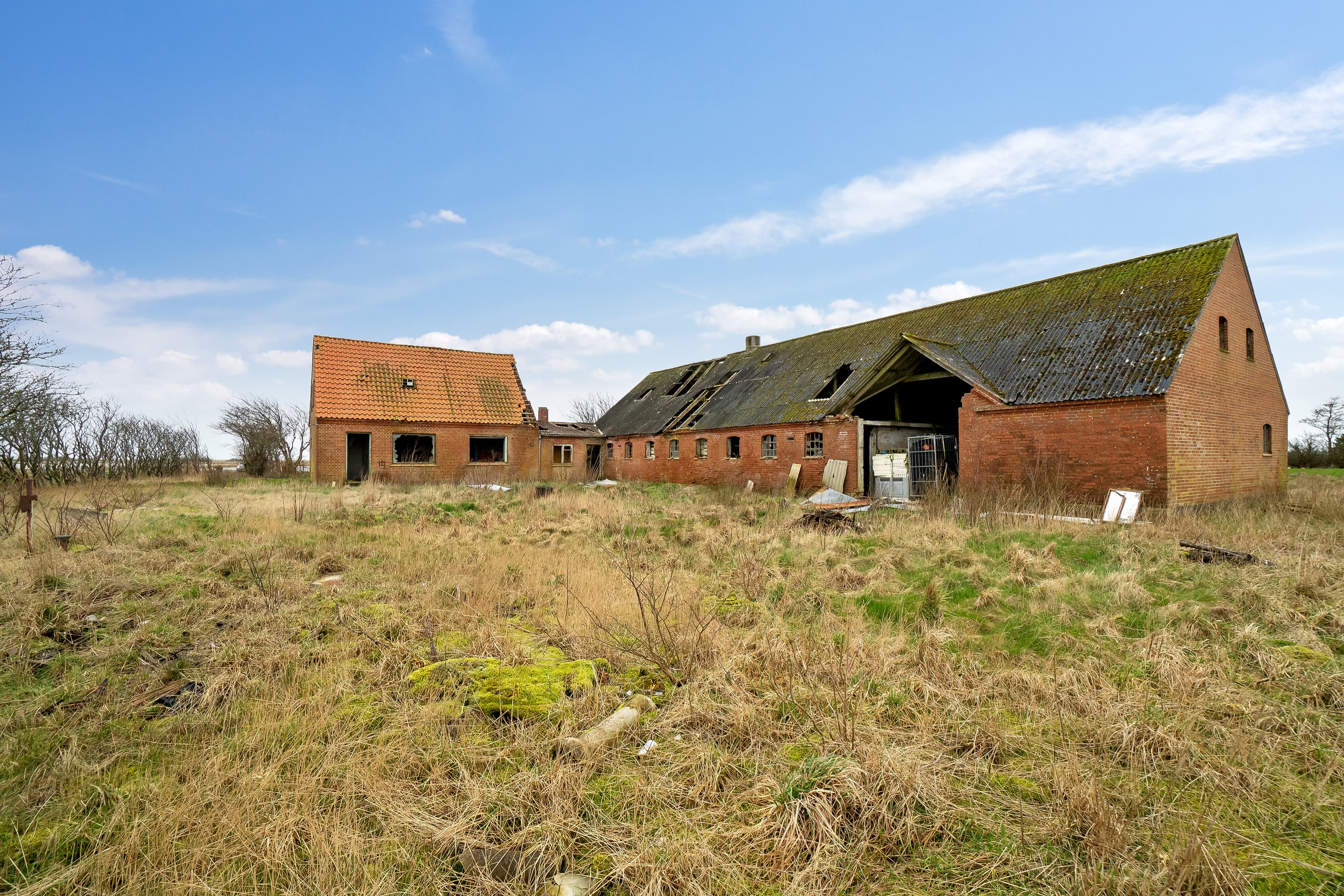 Miniaturebillede 1: set fra haven. Billede af Bjergvej 20, Vilslev, 6771 Gredstedbro