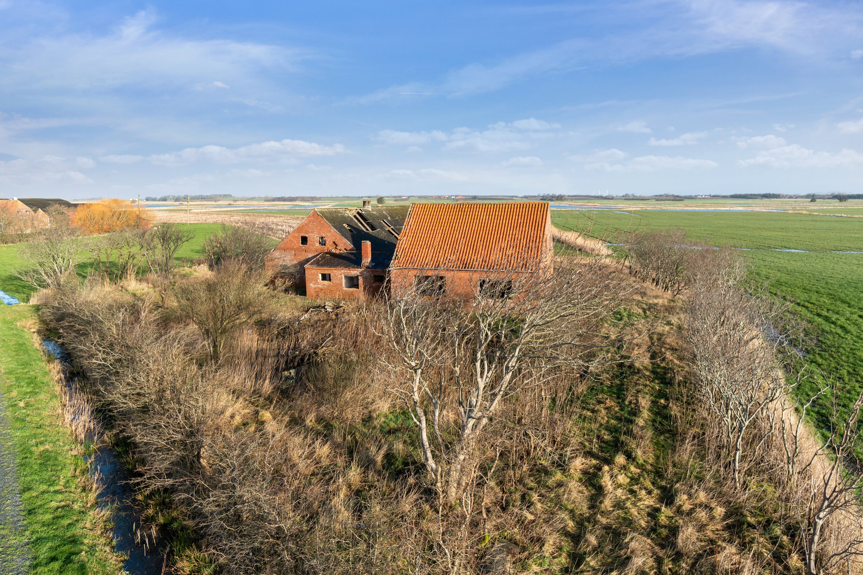 Fremhævet set fra haven billede i fuldskærmstilstand. Billede af Bjergvej 20, Vilslev, 6771 Gredstedbro