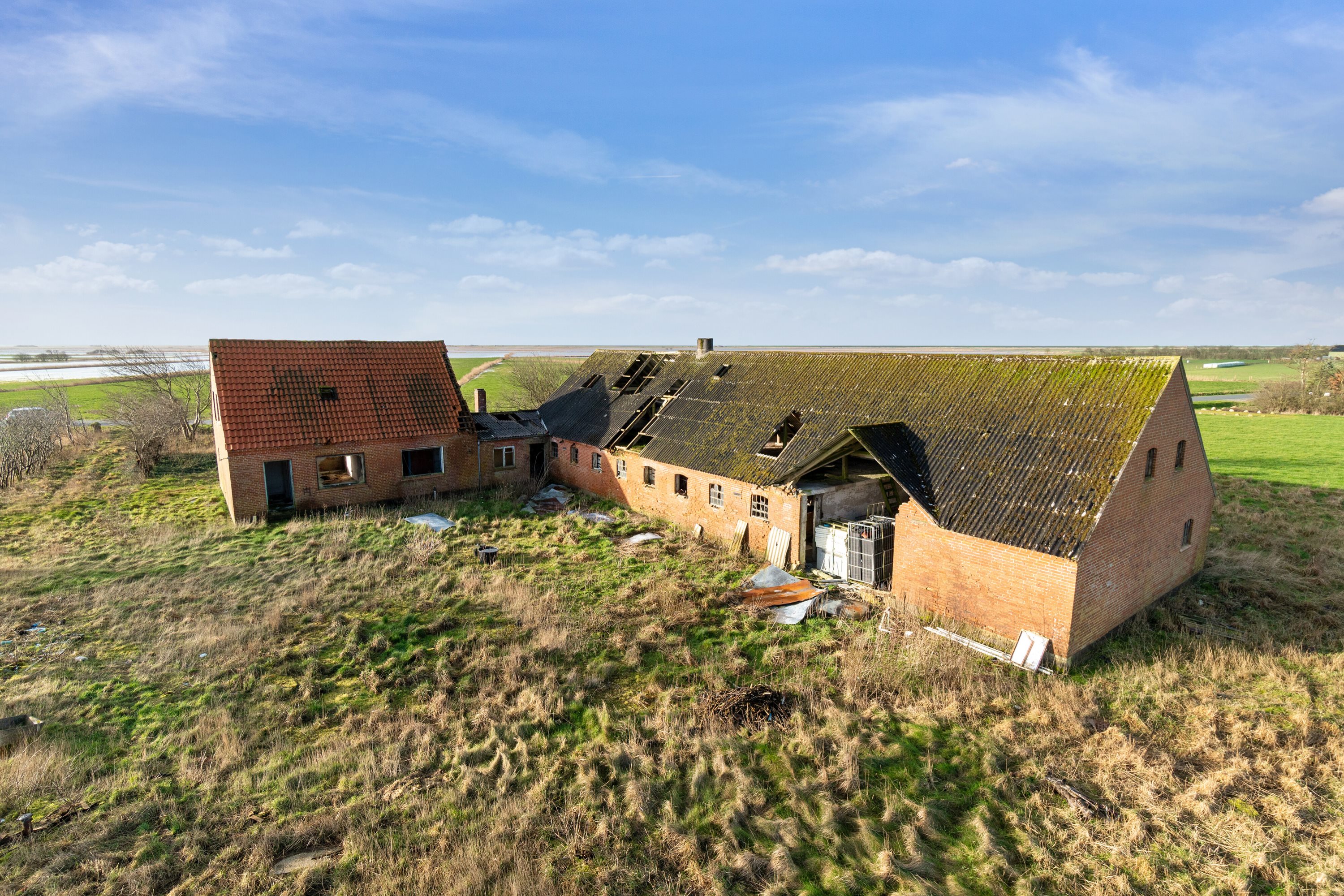 Fremhævet set fra haven billede i fuldskærmstilstand. Billede af Bjergvej 20, Vilslev, 6771 Gredstedbro