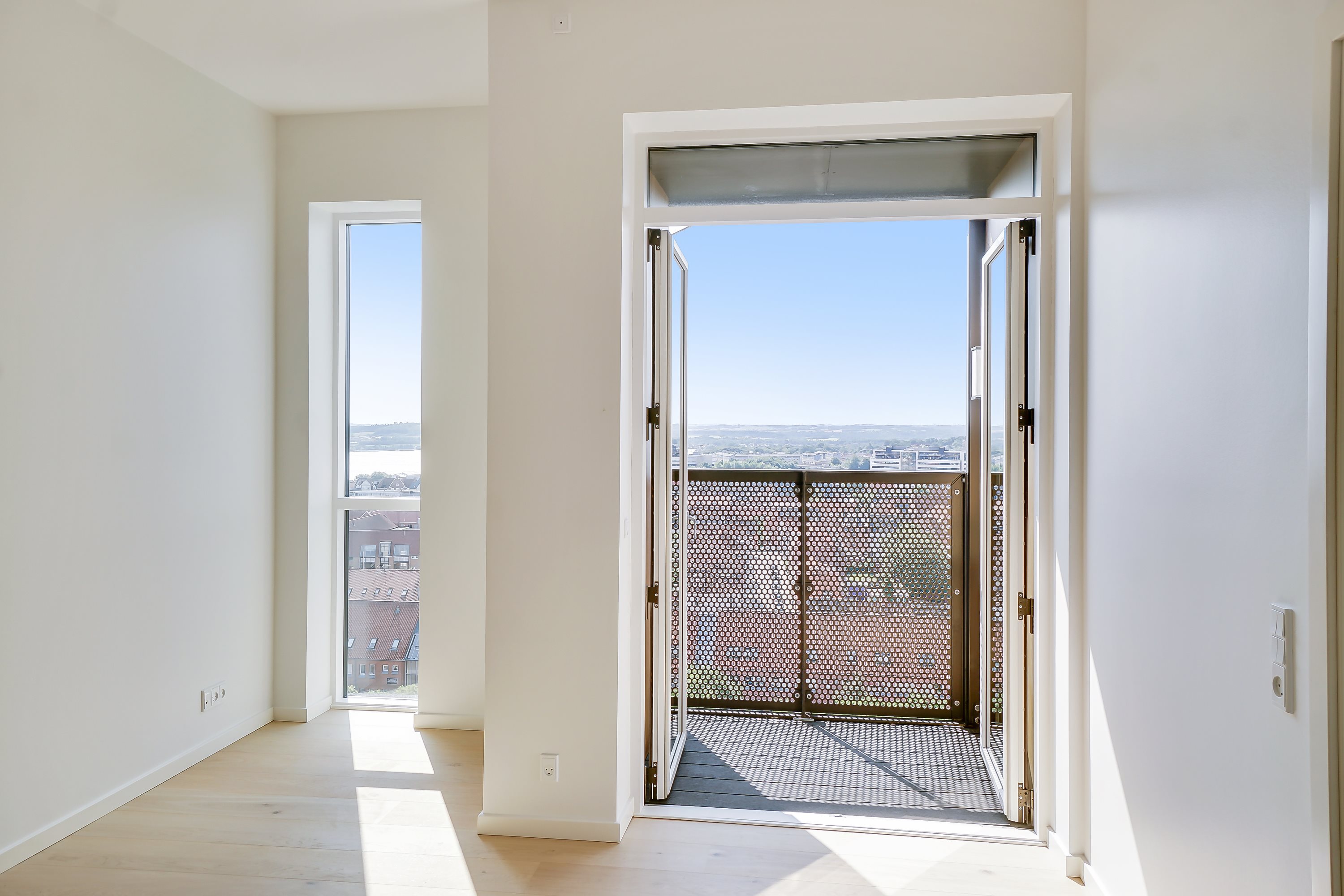 Fremhævet altan billede i fuldskærmstilstand. Billede af Tingvej 4, 9. 3., 8800 Viborg