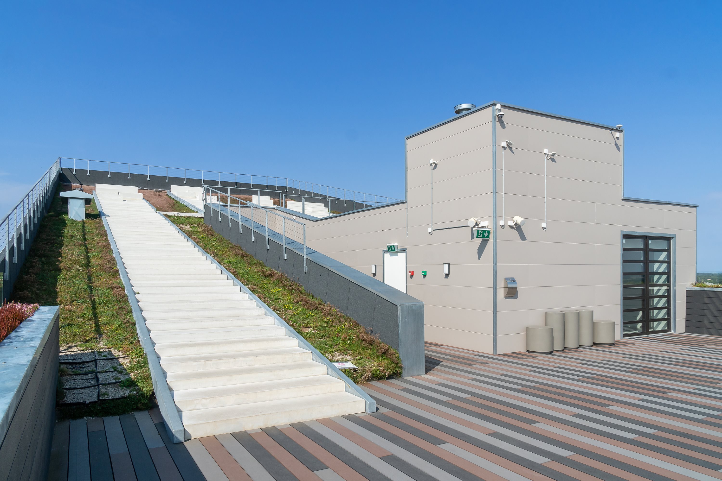 Fremhævet tagterrasse billede i fuldskærmstilstand. Billede af Tingvej 4, 9. 3., 8800 Viborg