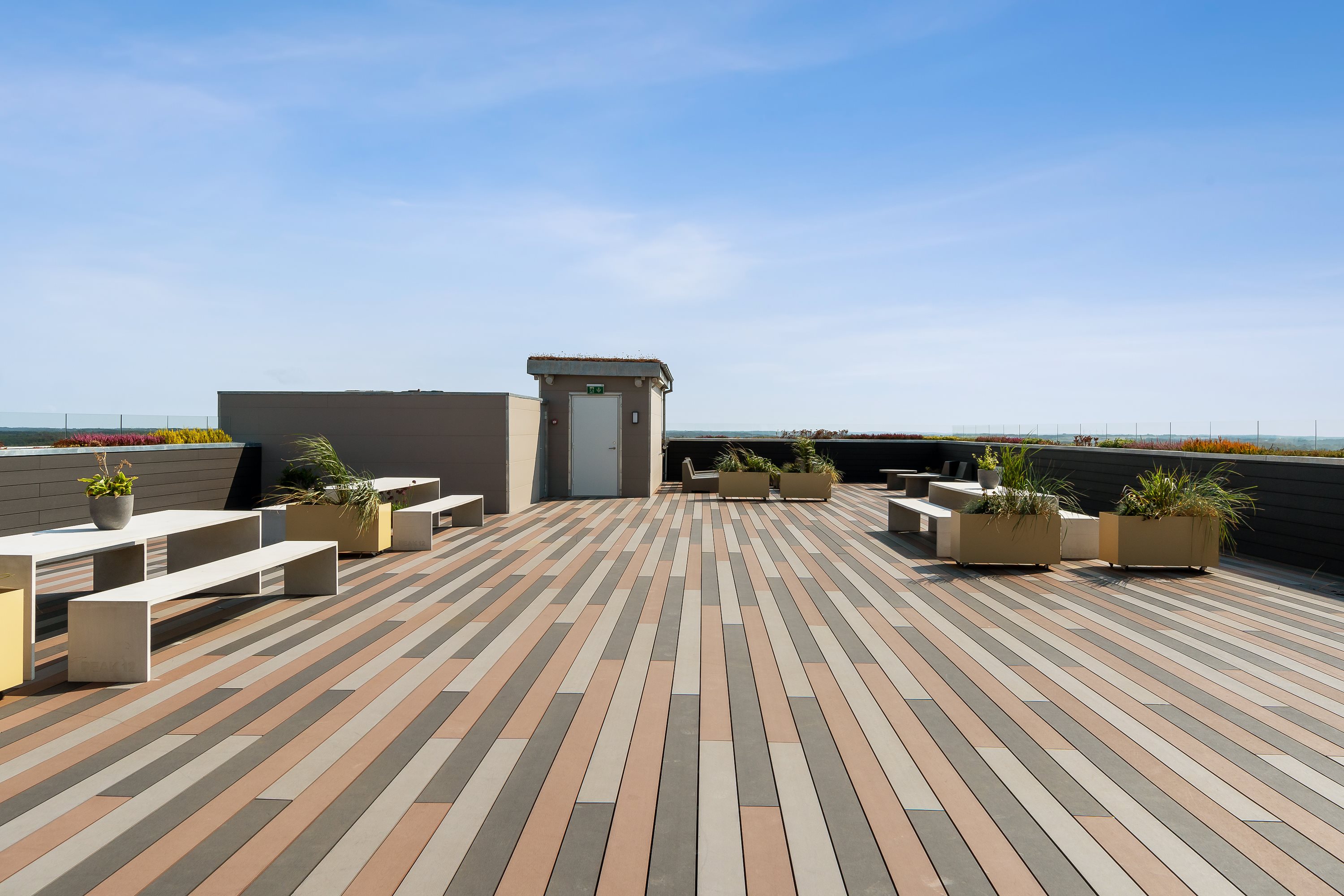 Fremhævet tagterrasse billede i fuldskærmstilstand. Billede af Tingvej 4, 9. 3., 8800 Viborg