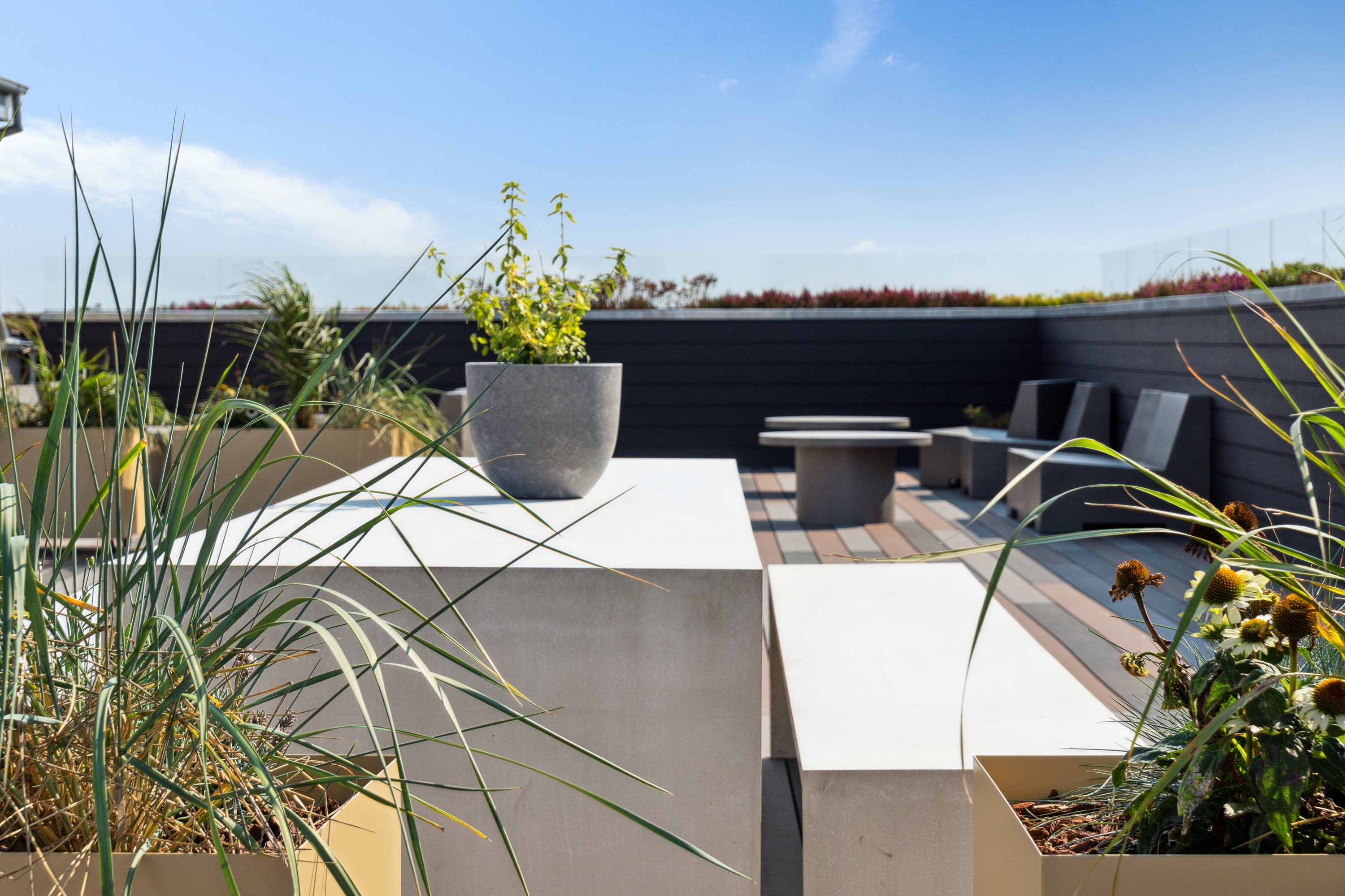 Fremhævet tagterrasse billede i fuldskærmstilstand. Billede af Tingvej 4, 9. 3., 8800 Viborg