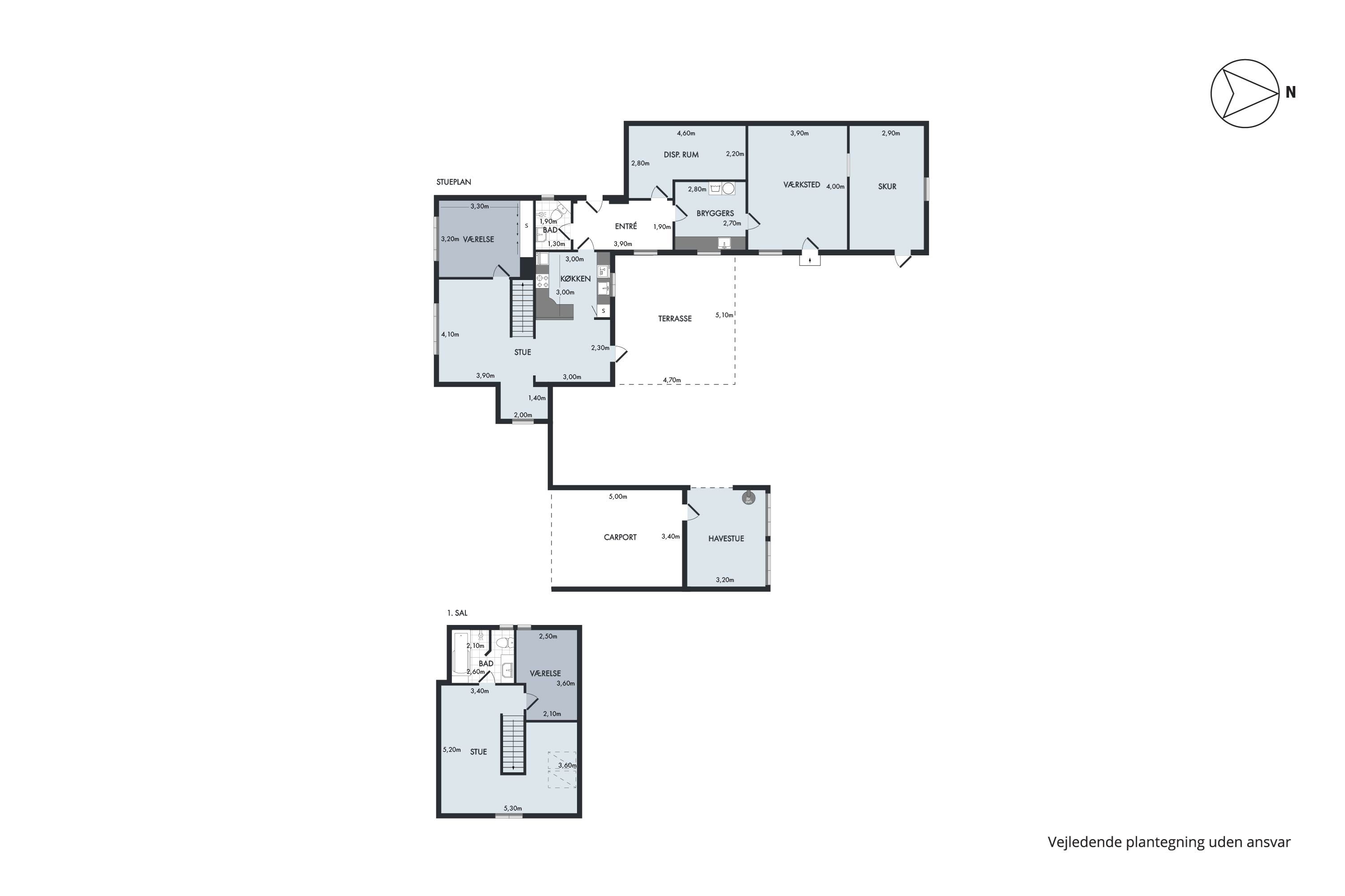 Plantegninger billede af Plantagevej 23, Vesterø Havn, 9940 Læsø