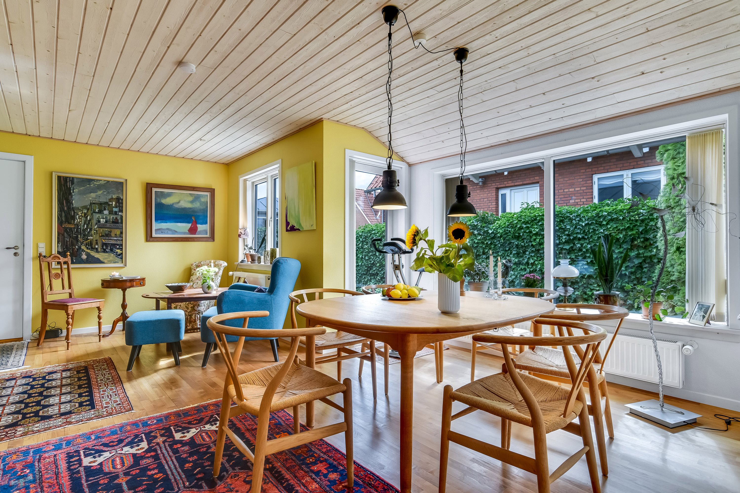 Fremhævet stue billede i fuldskærmstilstand. Billede af Åvænget 8, 7500 Holstebro