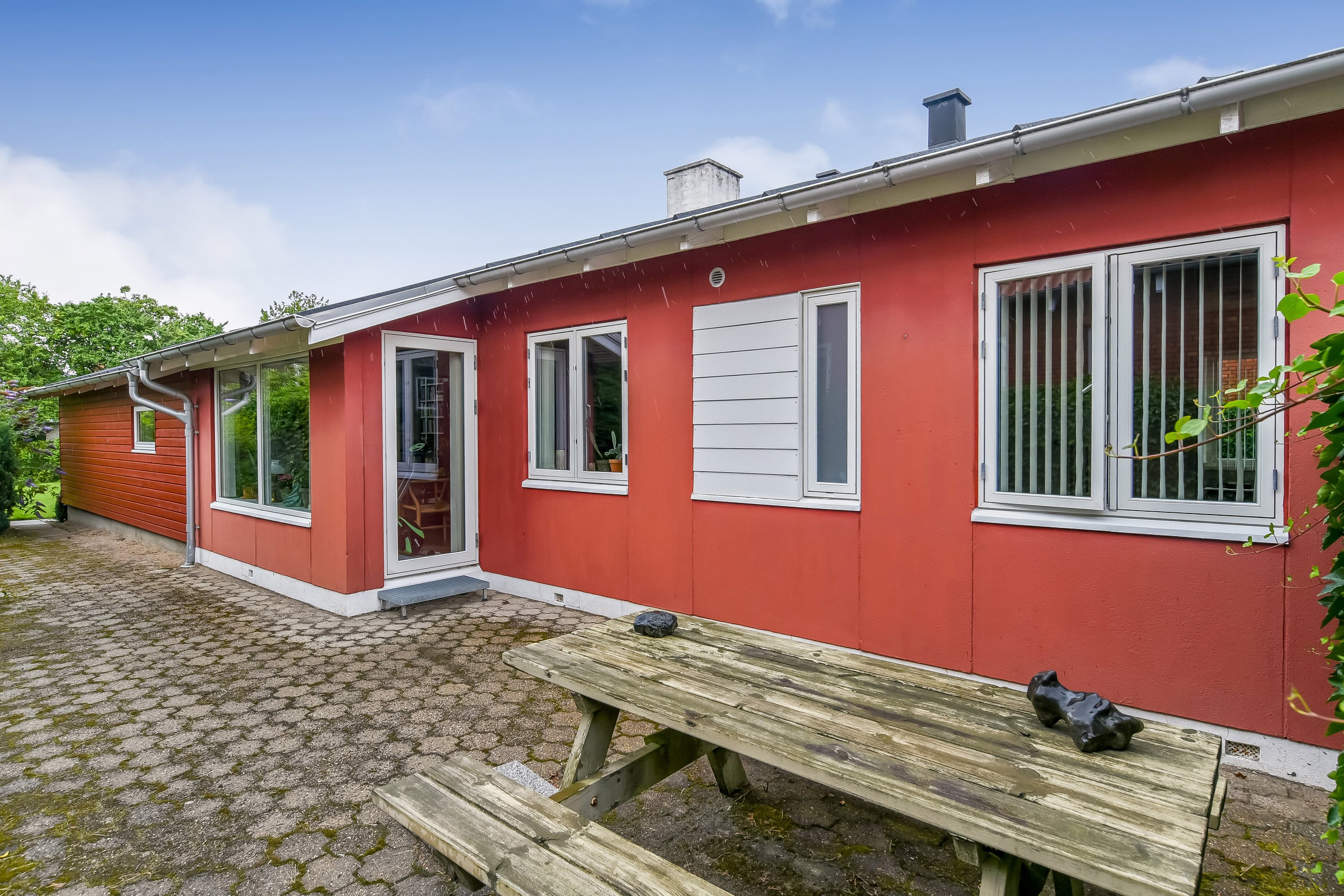 Fremhævet terrasse billede i fuldskærmstilstand. Billede af Åvænget 8, 7500 Holstebro