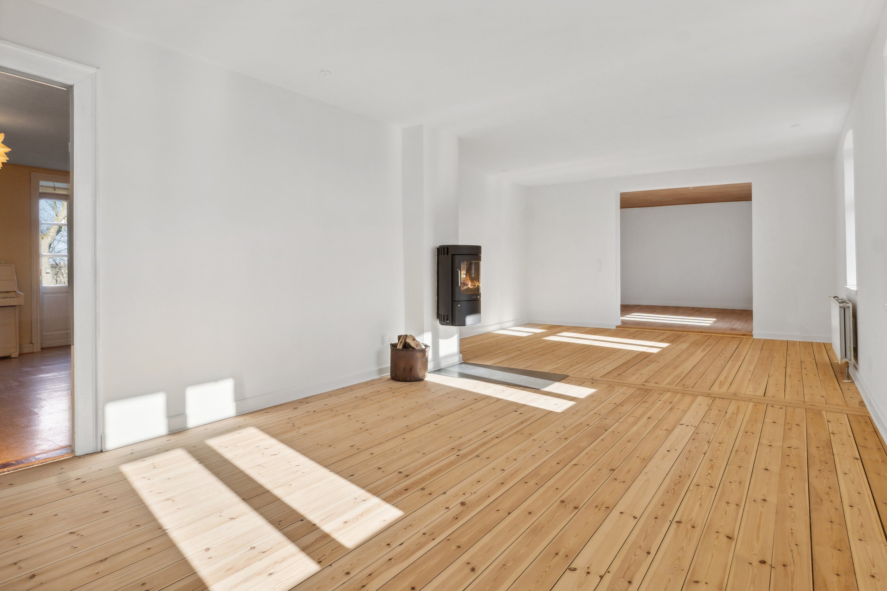 Fremhævet stue billede i fuldskærmstilstand. Billede af Nabevej 4, Sønderhå, 7752 Snedsted