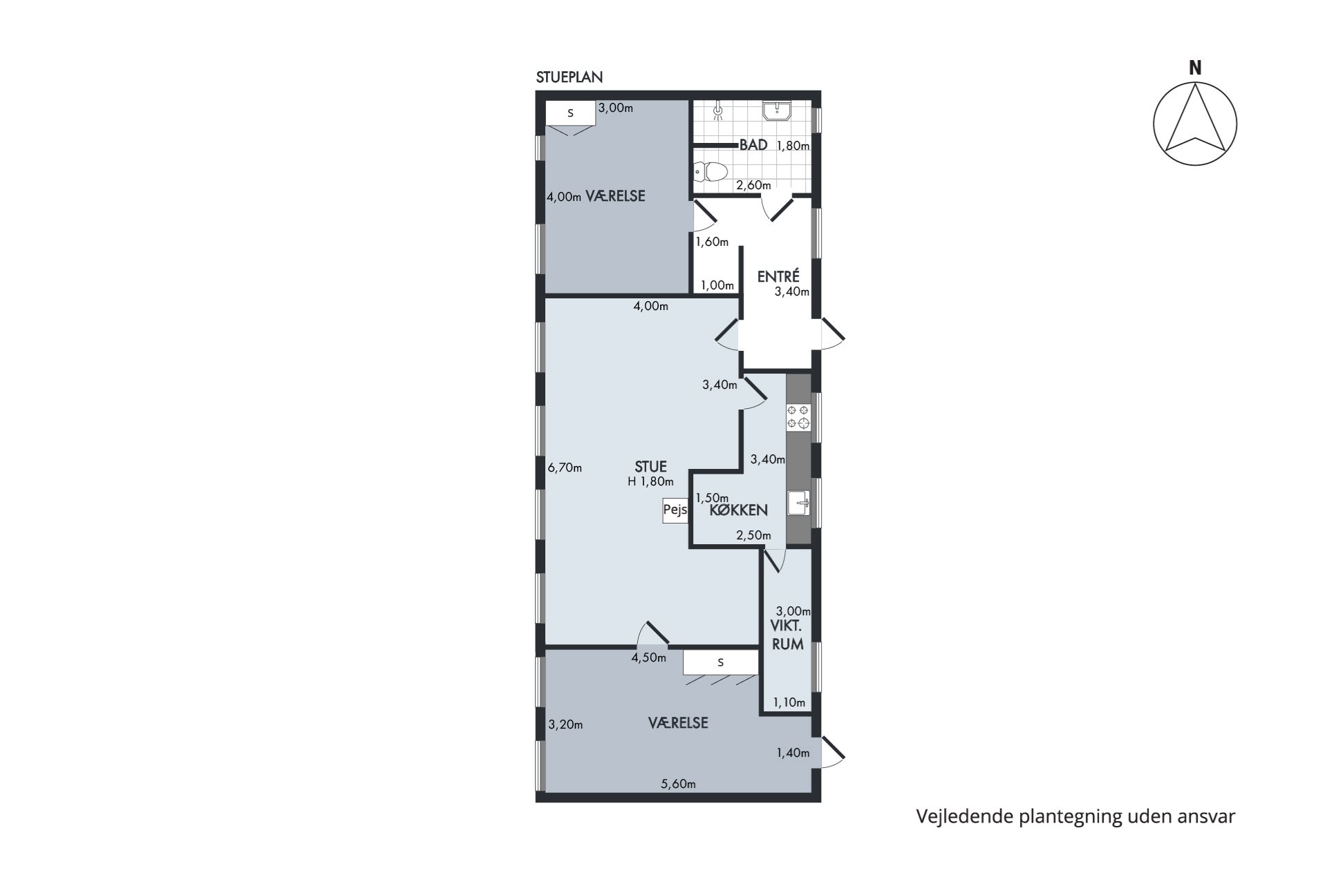 Plantegninger billede af Gårdenes Vej 1, Vesterø, 9940 Læsø