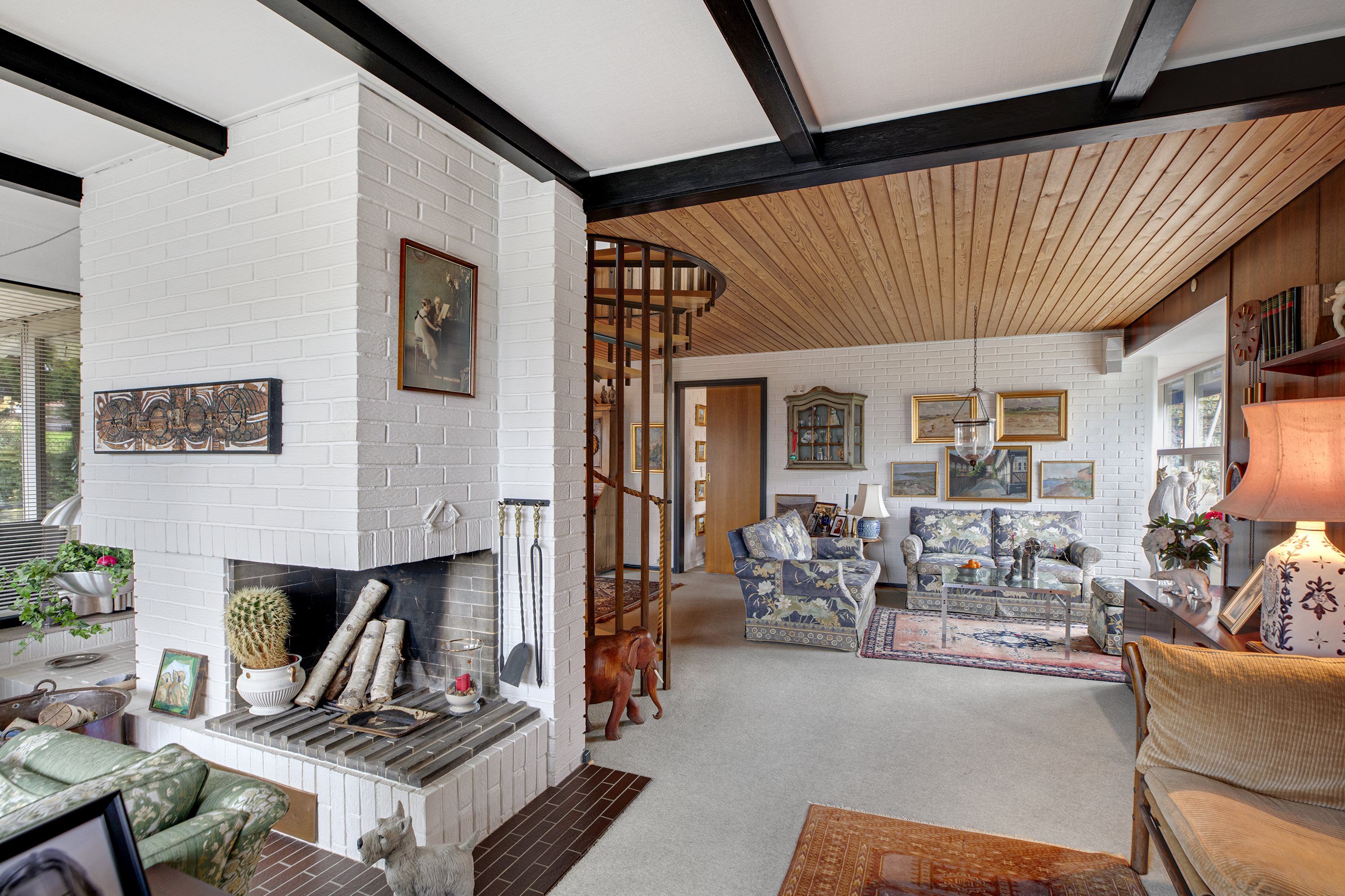 Fremhævet stue billede i fuldskærmstilstand. Billede af Fjordvænget 12, Kollund, 6340 Kruså