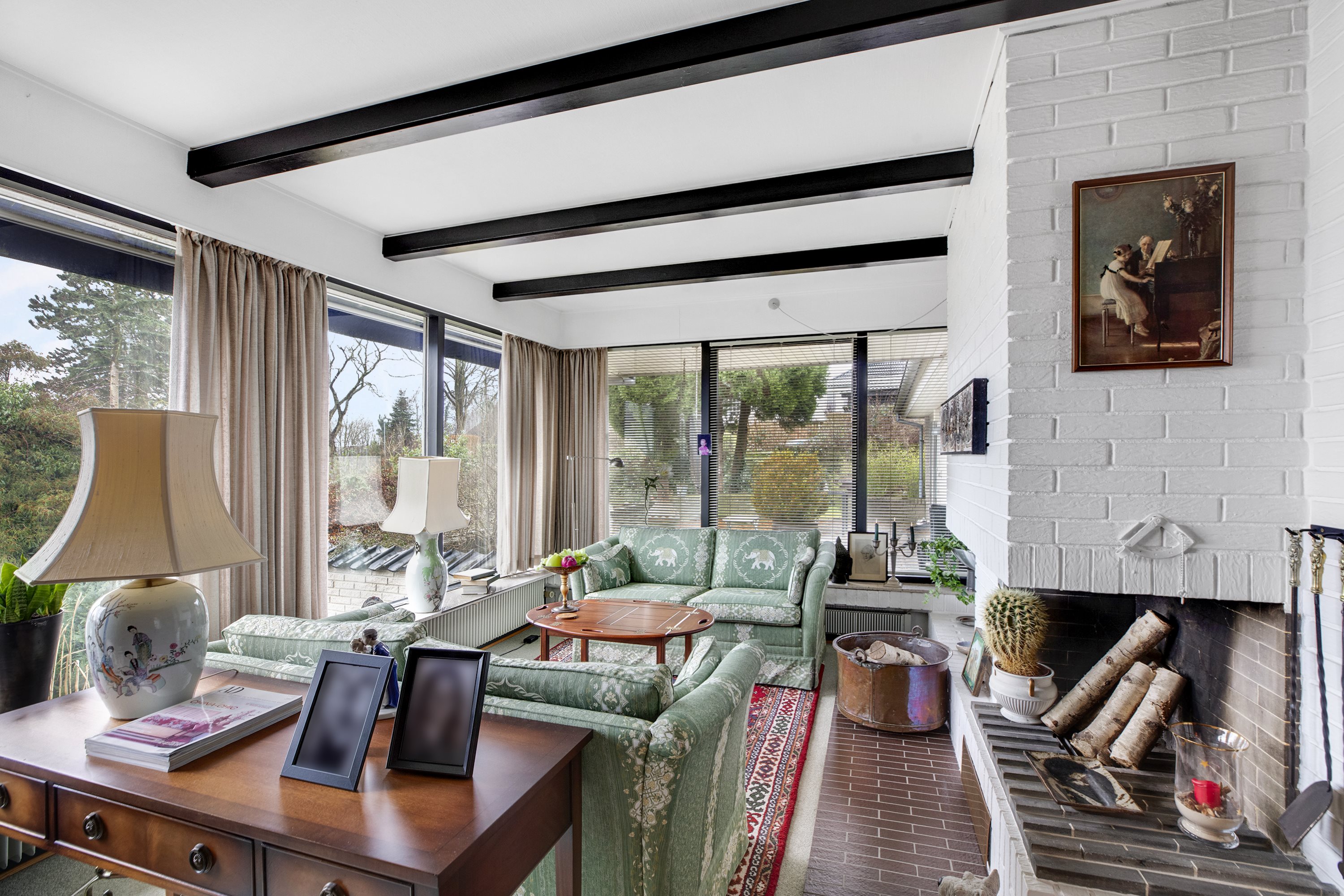 Fremhævet stue billede i fuldskærmstilstand. Billede af Fjordvænget 12, Kollund, 6340 Kruså