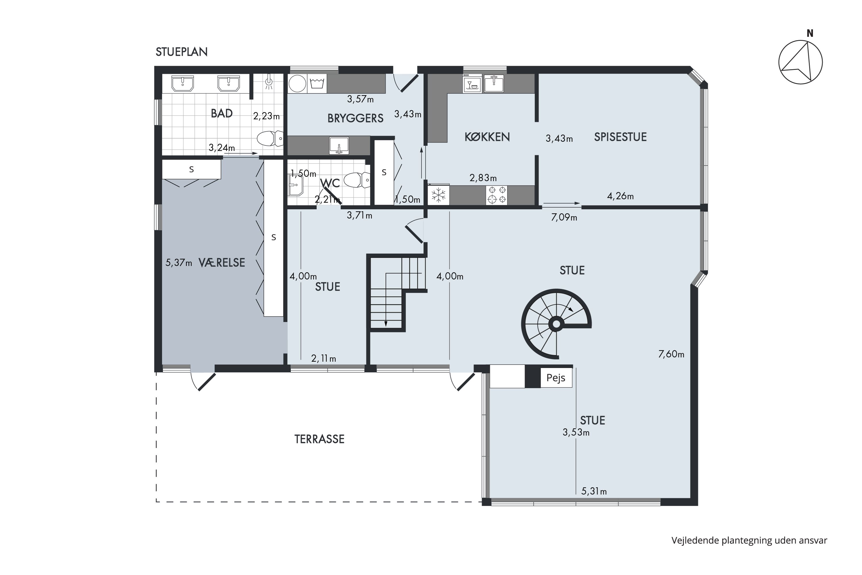 Plantegninger billede af Fjordvænget 12, Kollund, 6340 Kruså