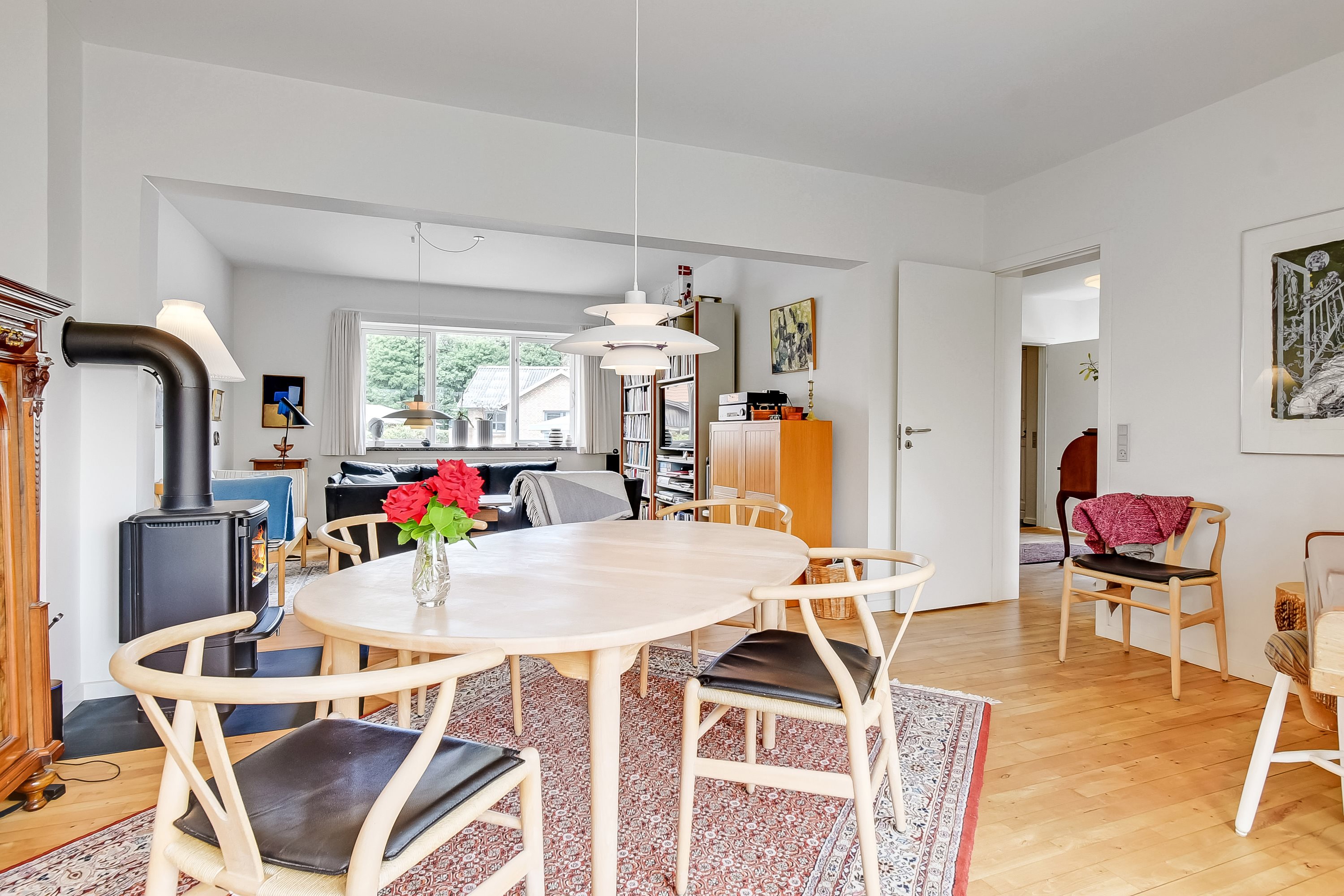 Fremhævet stue billede i fuldskærmstilstand. Billede af Mysundevej 37, 7500 Holstebro