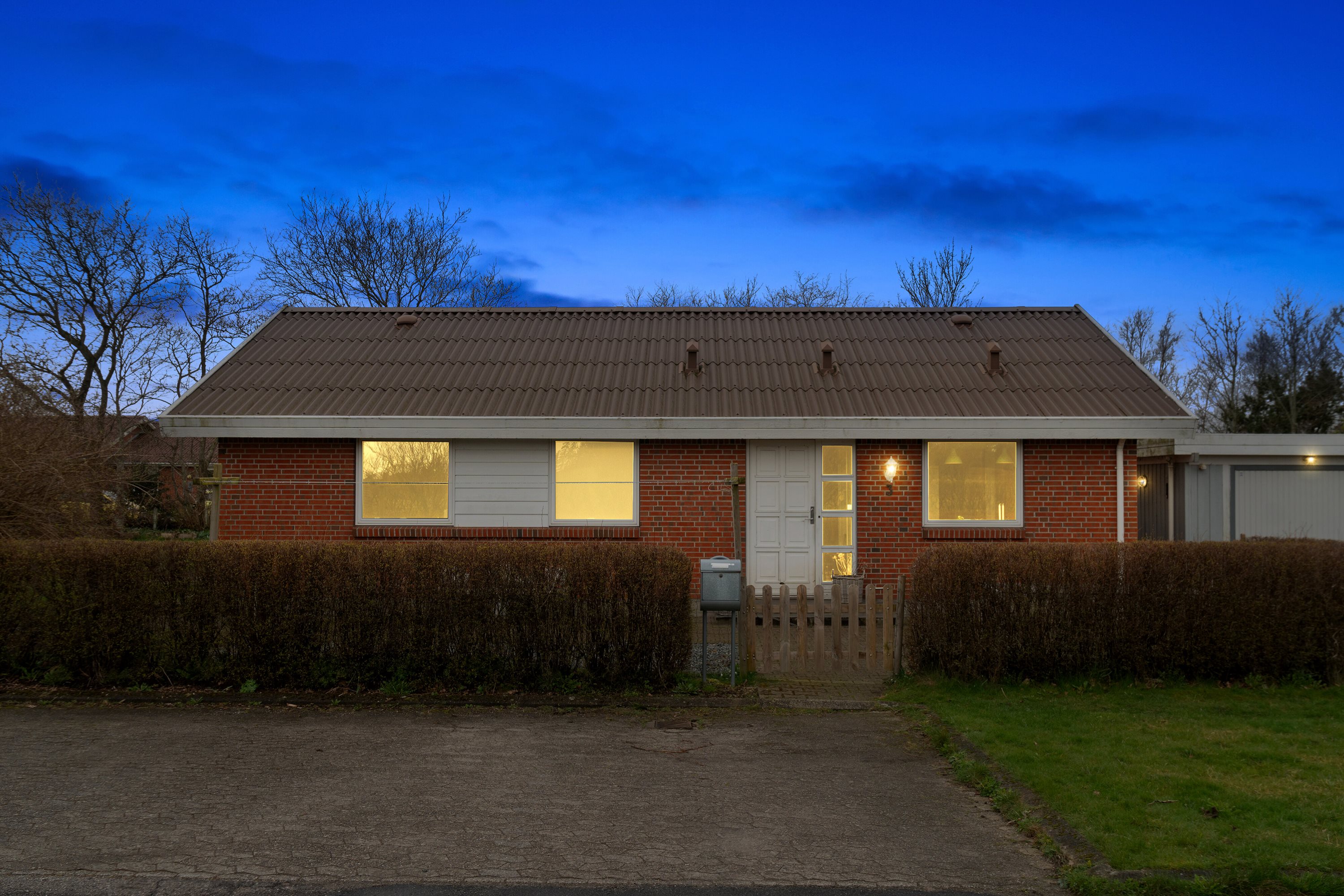 Fremhævet set fra haven billede i fuldskærmstilstand. Billede af Mirabellevej 3, 7741 Frøstrup