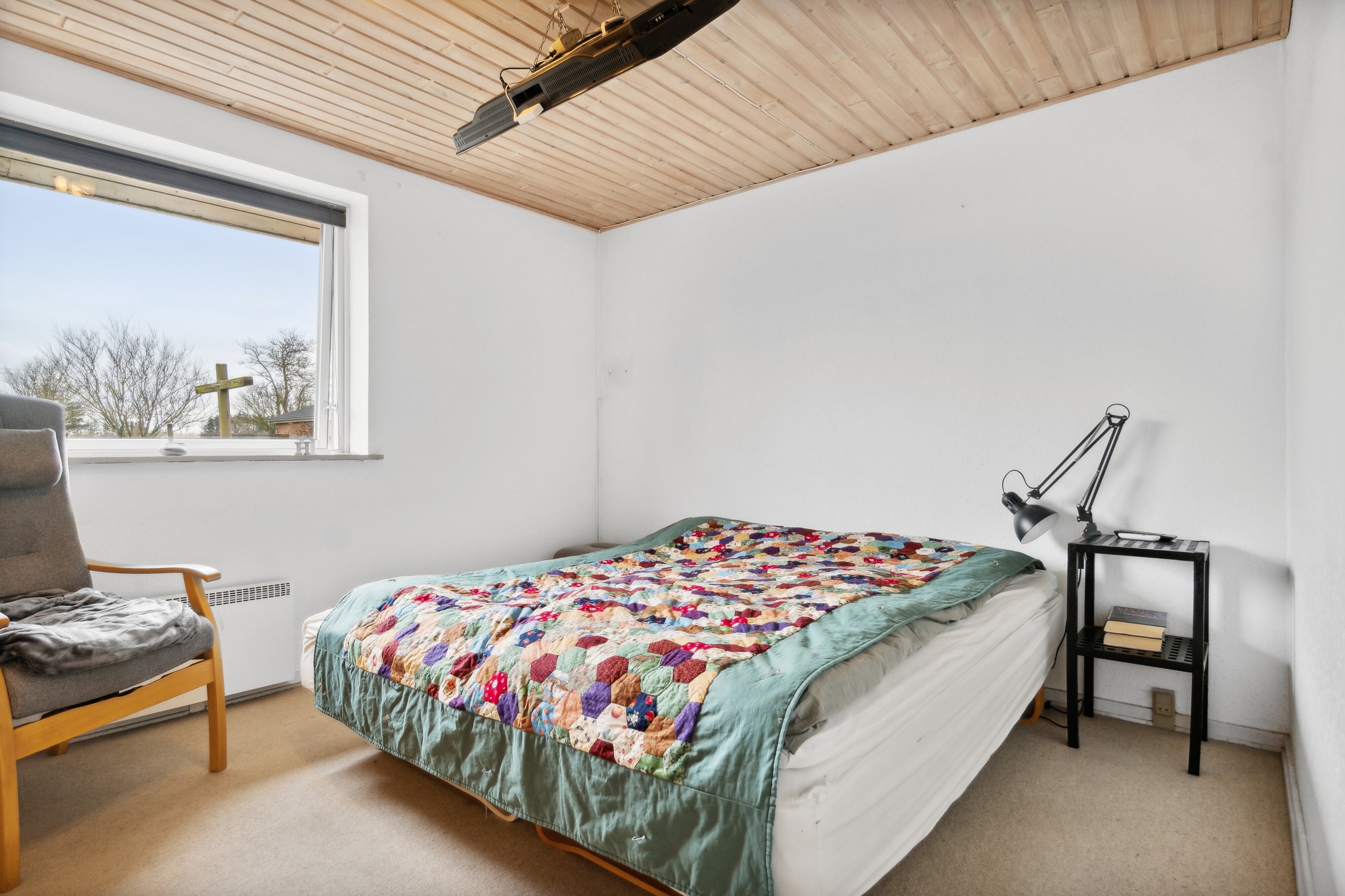 Fremhævet soveværelse billede i fuldskærmstilstand. Billede af Mirabellevej 3, 7741 Frøstrup