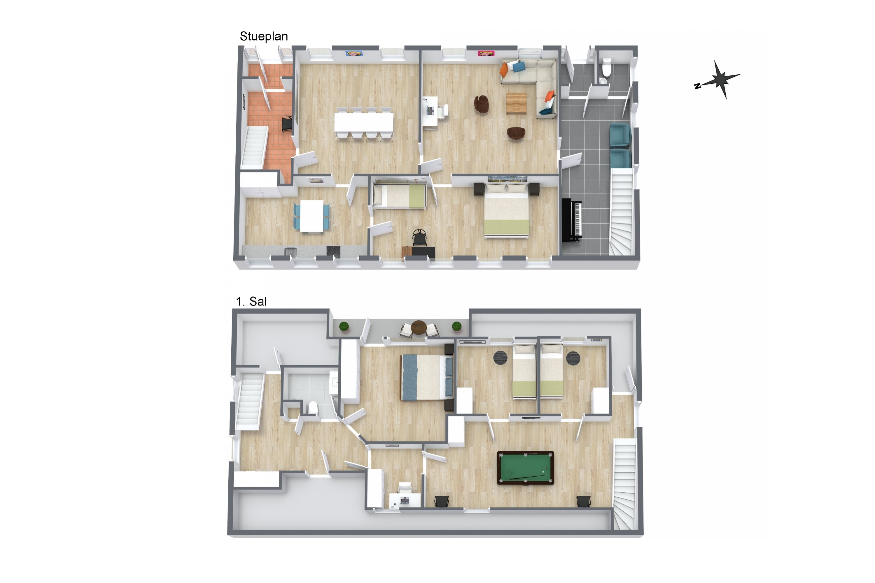 Plantegninger billede af Albækvej 168, Lendum, 9870 Sindal