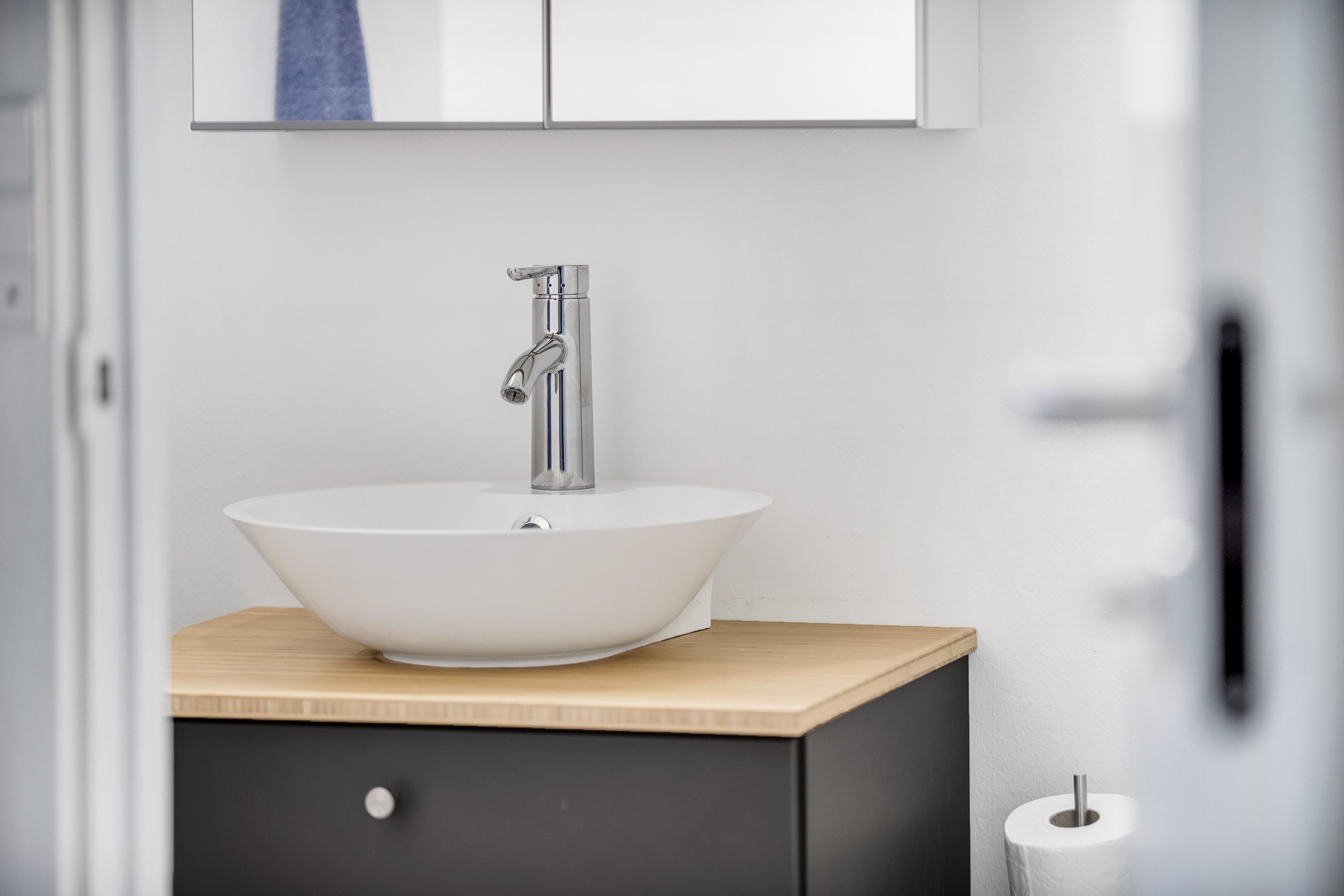 Fremhævet badeværelse billede i fuldskærmstilstand. Billede af H. C. Andersens Vej 20, 2. tv., 9000 Aalborg