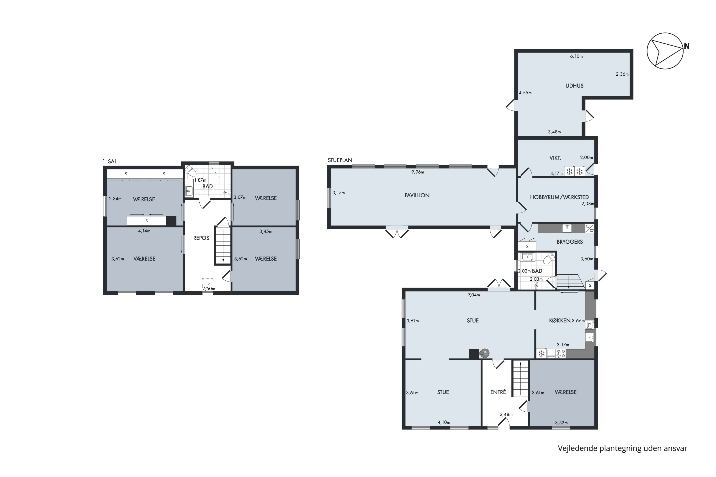 Plantegninger billede af Padborgvej 7, Bov, 6330 Padborg