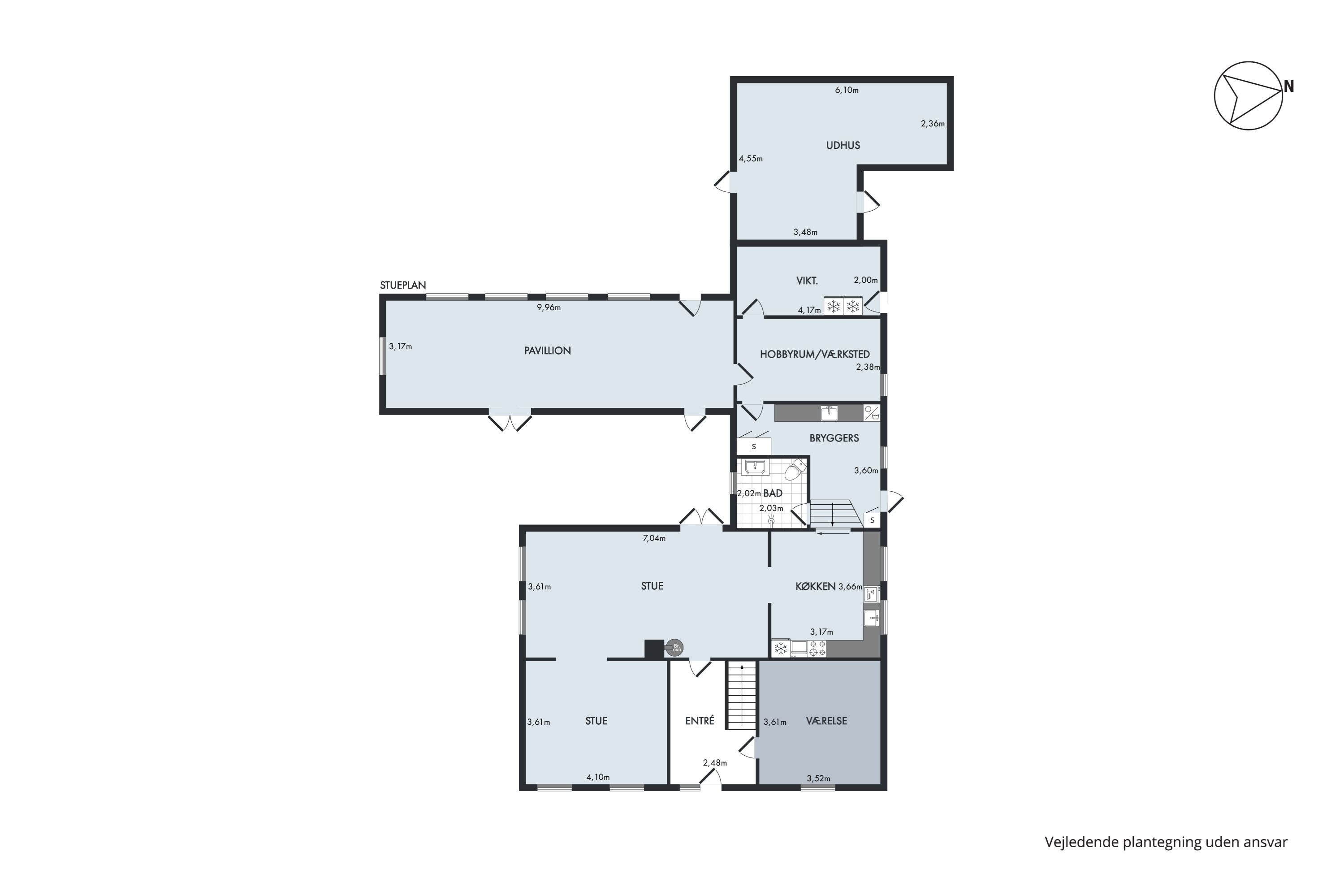 Plantegninger billede af Padborgvej 7, Bov, 6330 Padborg
