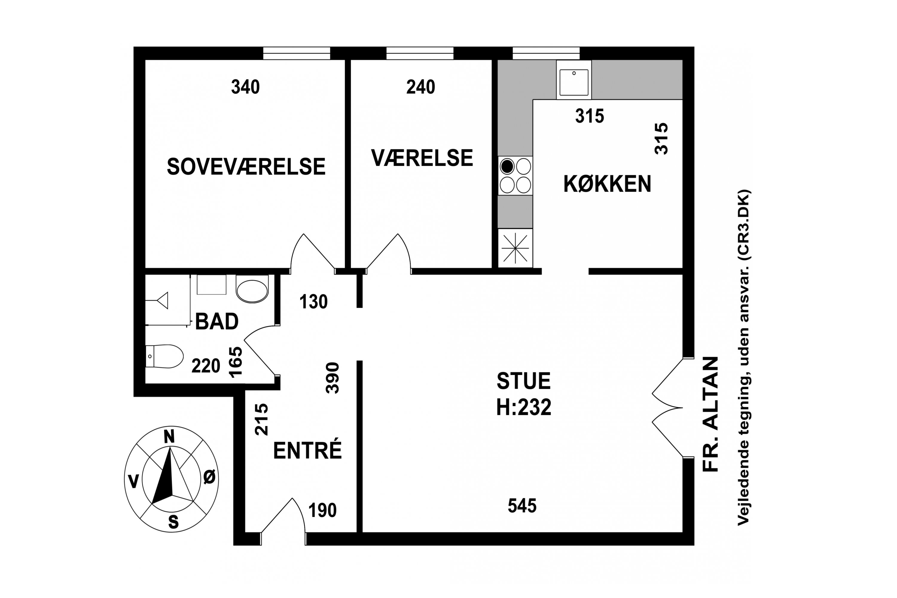 Plantegninger billede af Tisvilde Bygade 21N, 3220 Tisvildeleje