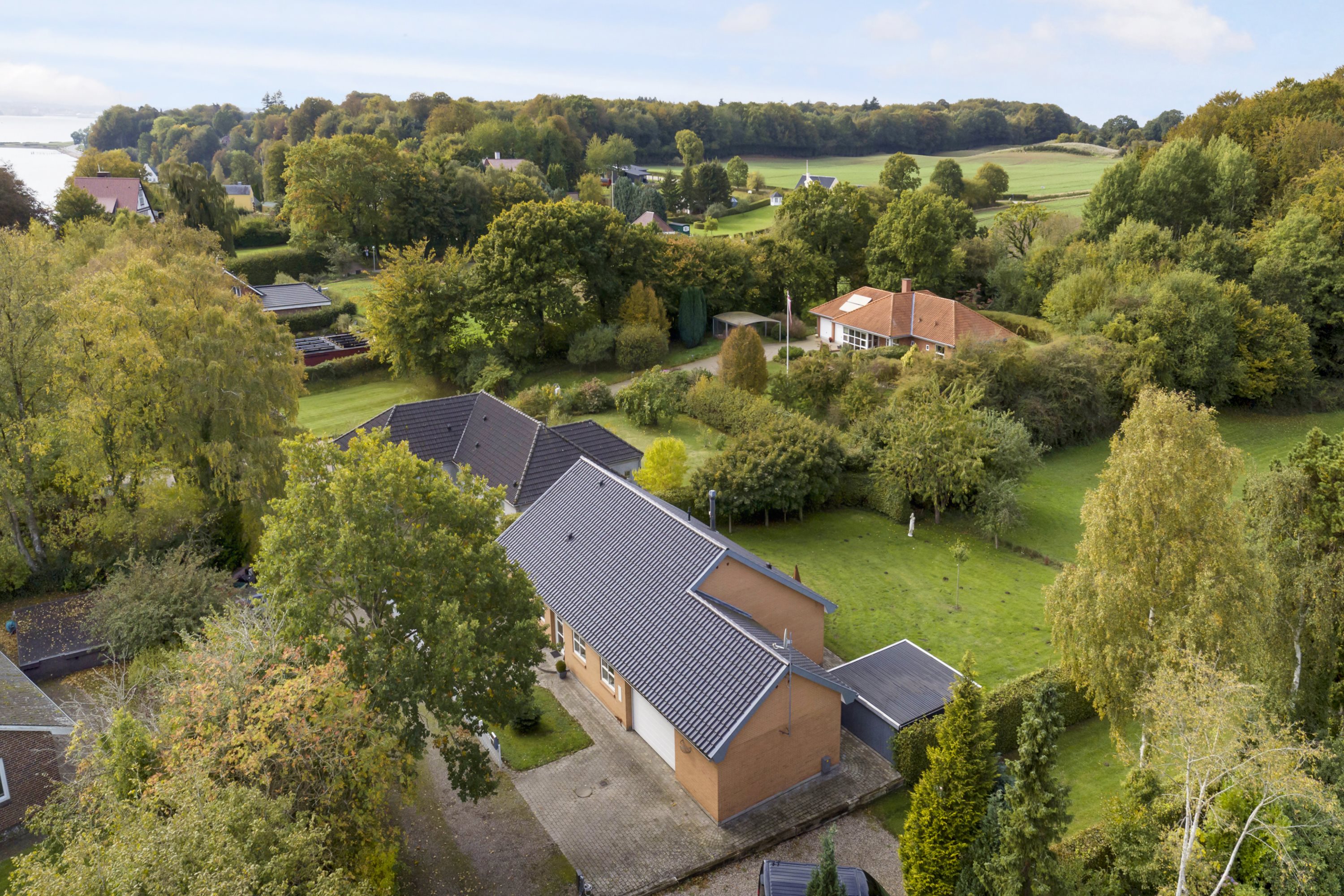 Fremhævet luftfoto billede i fuldskærmstilstand. Billede af Sønderhavvej 15C, Sønderhav, 6340 Kruså