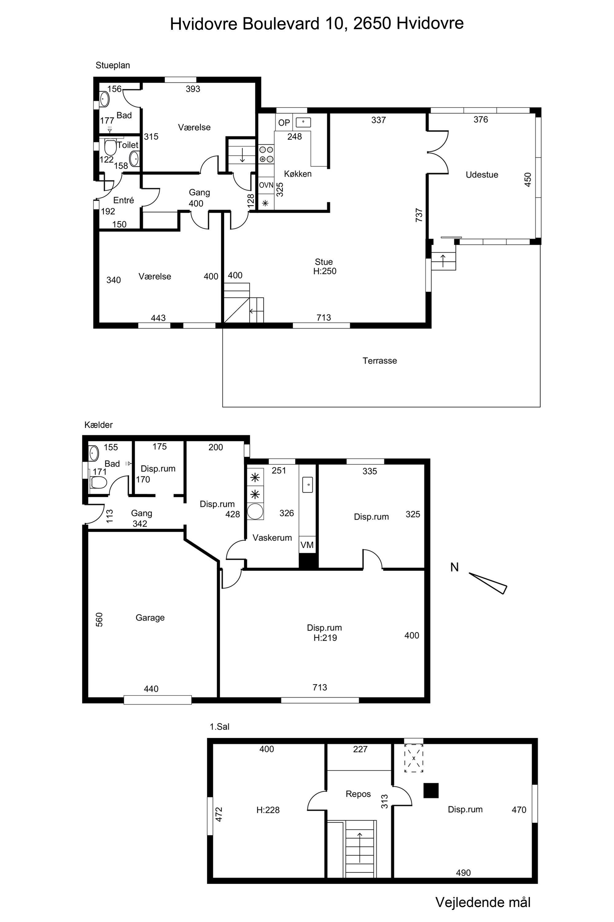 Plantegninger billede af Hvidovre Boulevard 10, 2650 Hvidovre