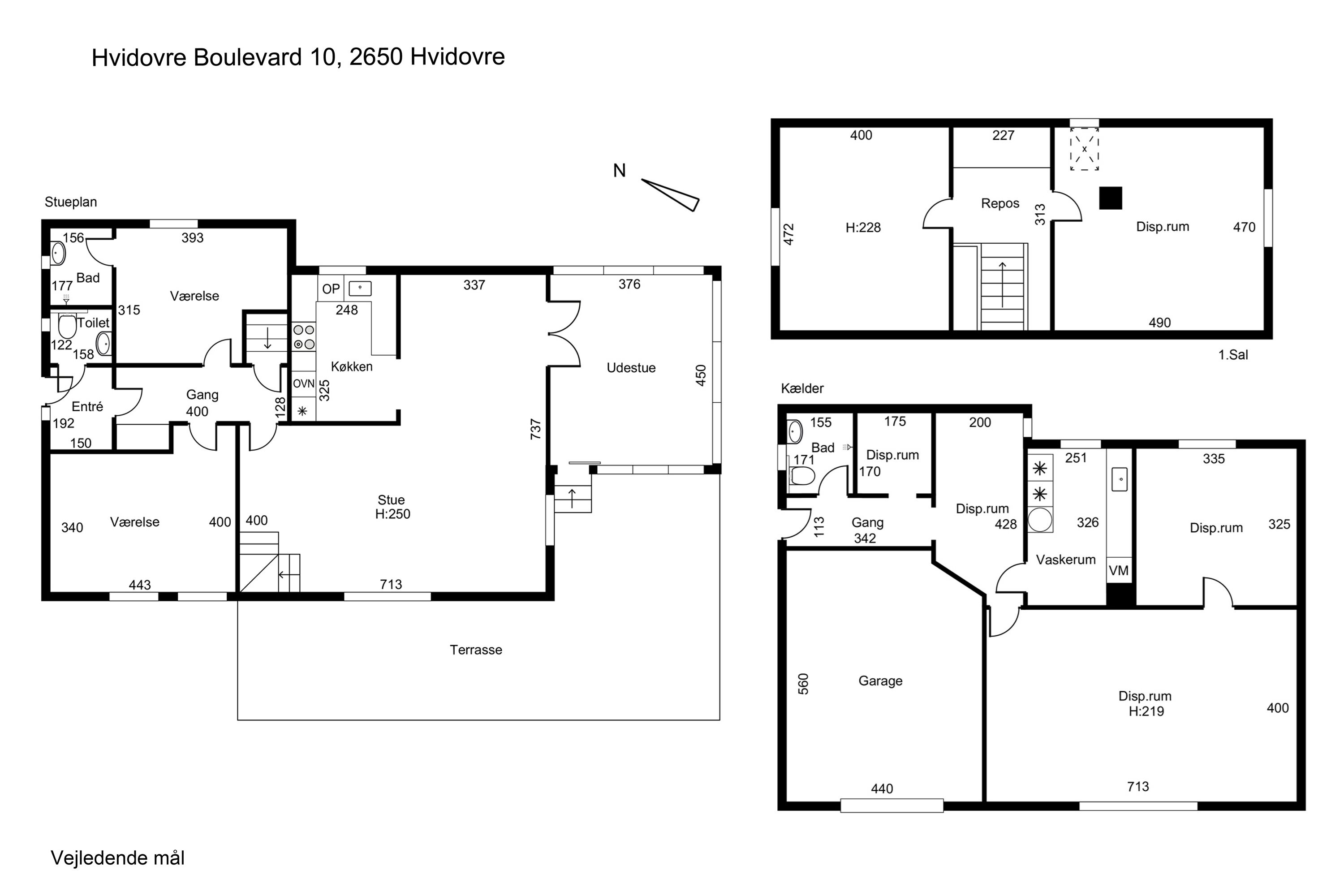 Plantegninger billede af Hvidovre Boulevard 10, 2650 Hvidovre