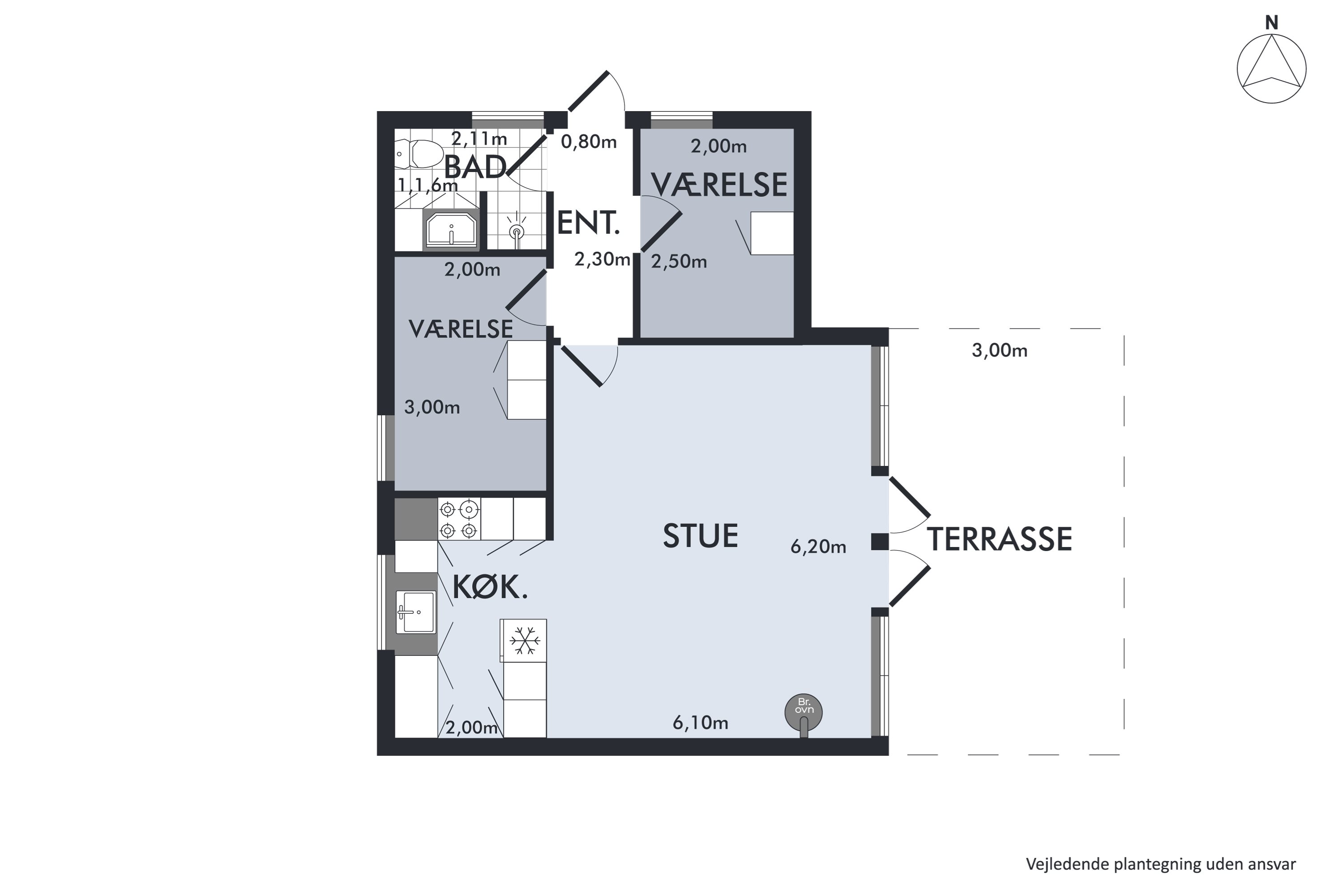 Plantegninger billede af Høstvejen 6, Vesterø, 9940 Læsø