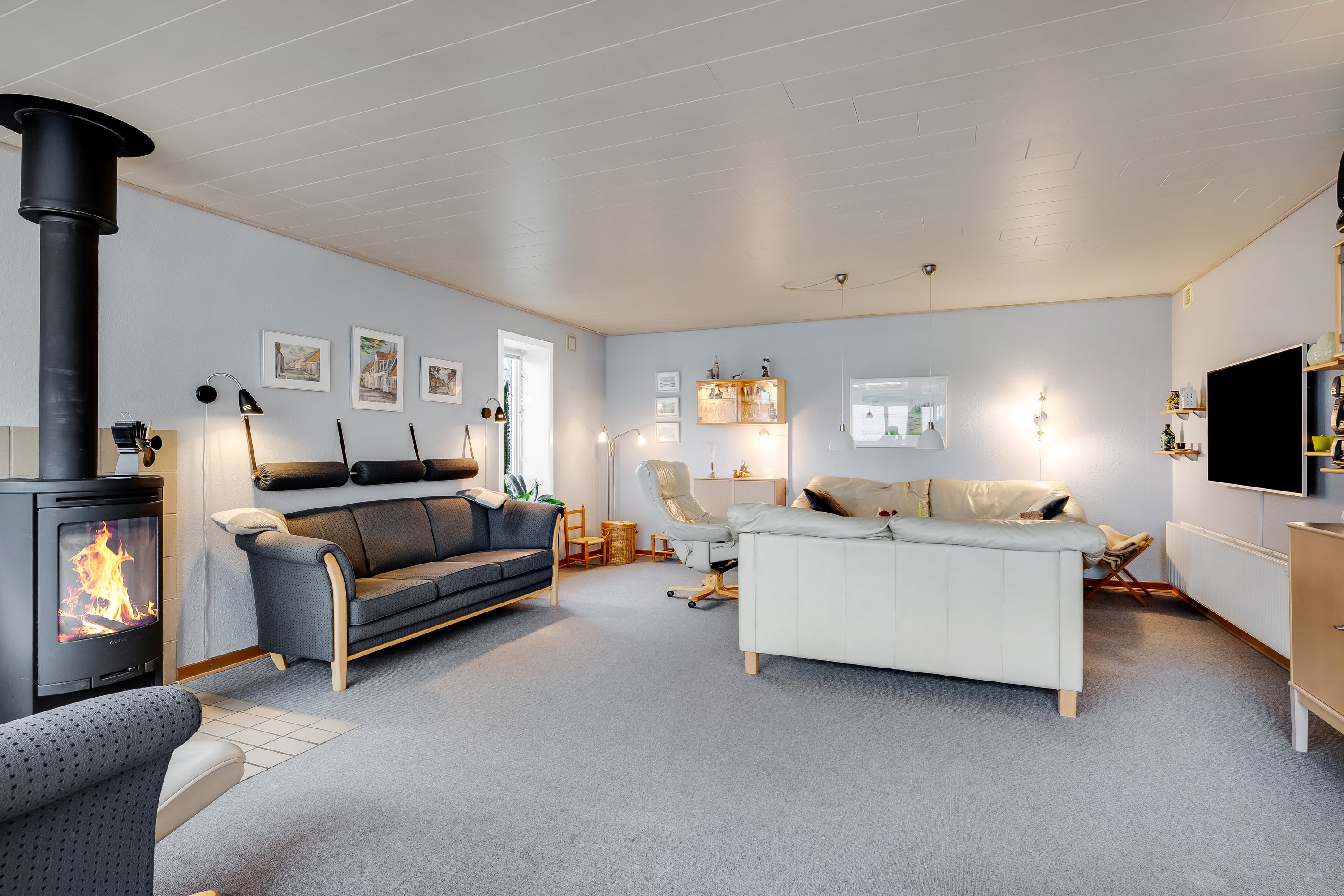 Fremhævet stue billede i fuldskærmstilstand. Billede af Bredgade 15A, 6940 Lem St