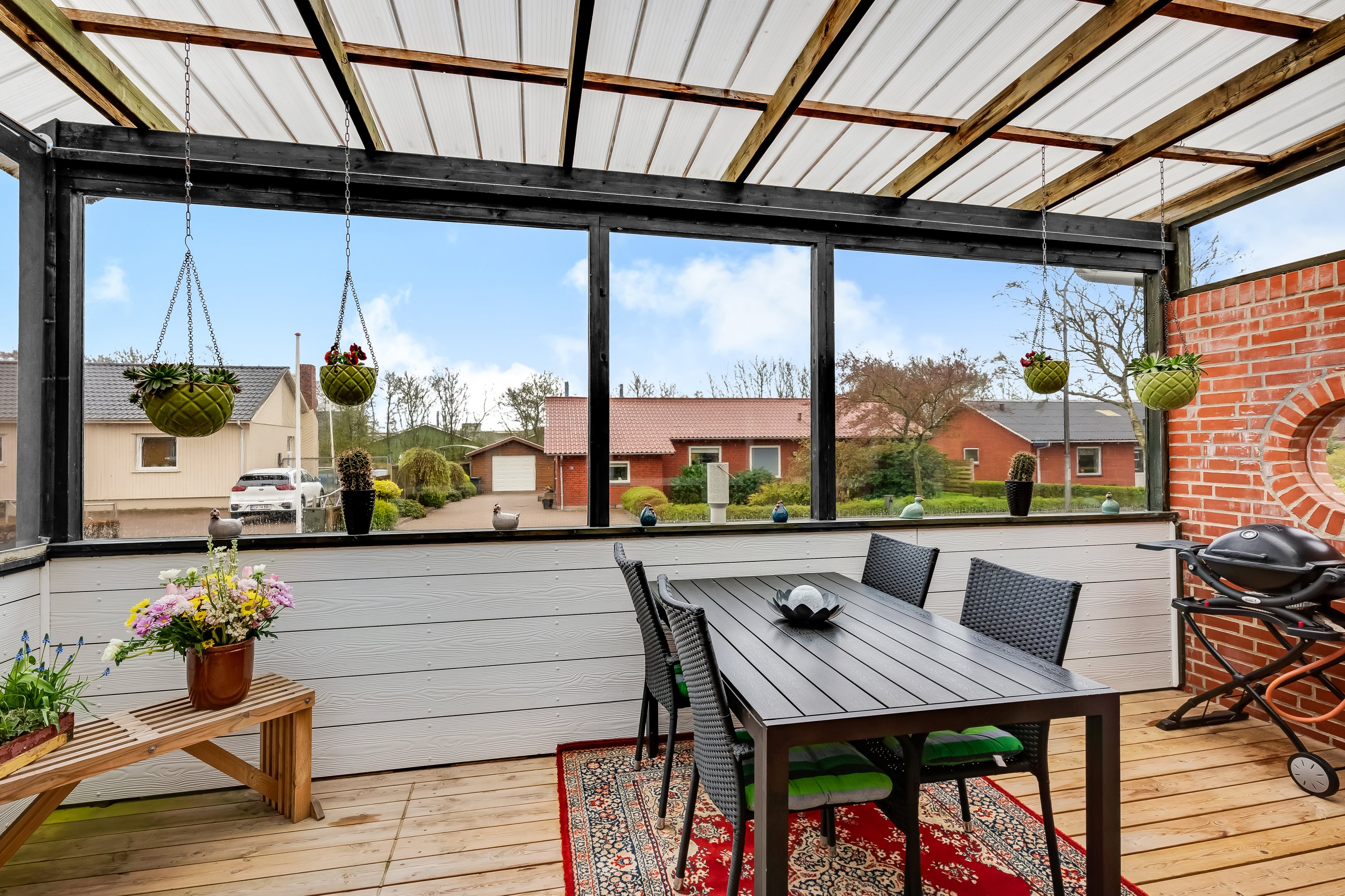 Fremhævet overdækket terrasse billede i fuldskærmstilstand. Billede af Bredgade 15A, 6940 Lem St