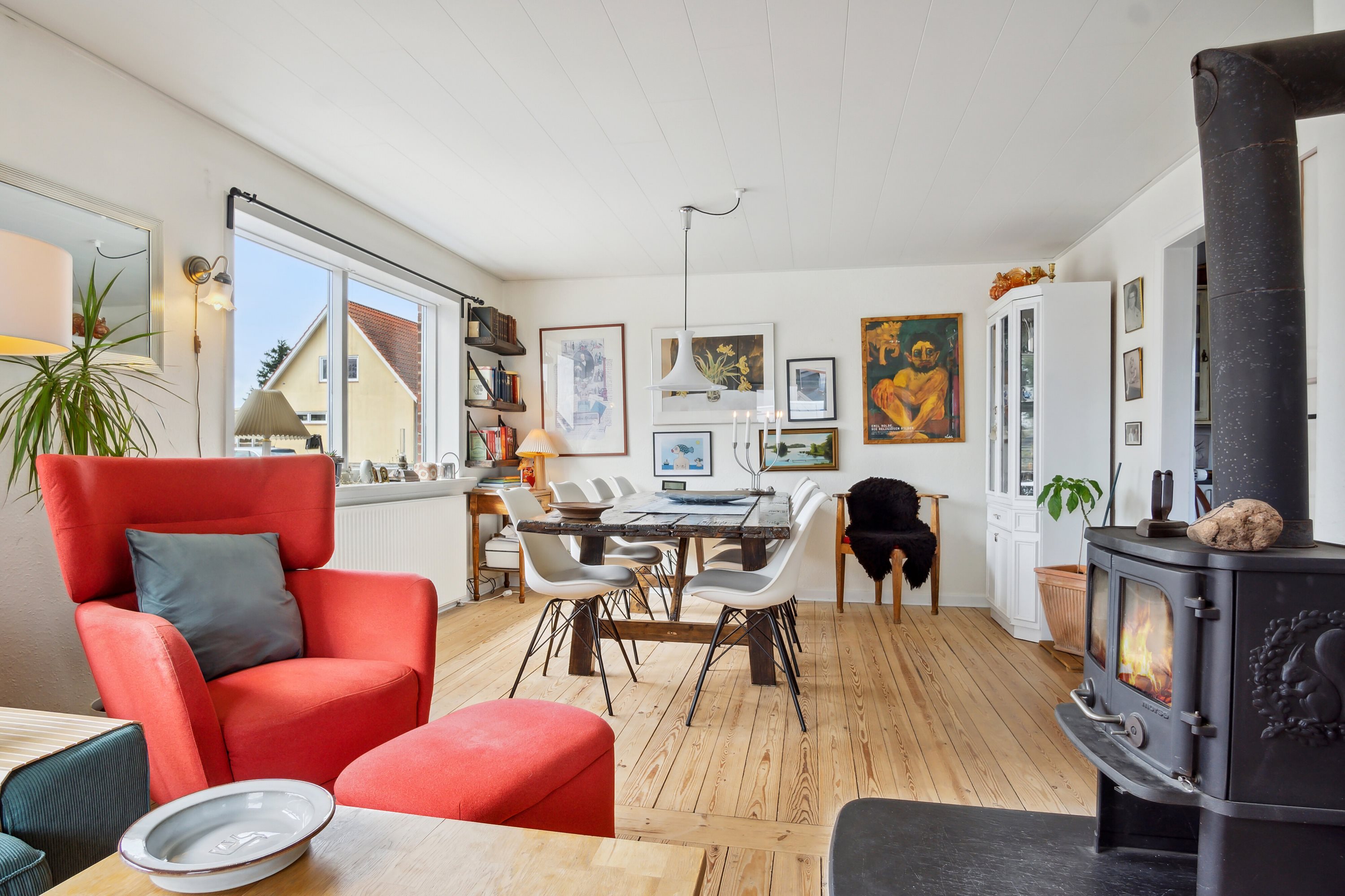 Fremhævet stue billede i fuldskærmstilstand. Billede af Nygade 2, 8722 Hedensted