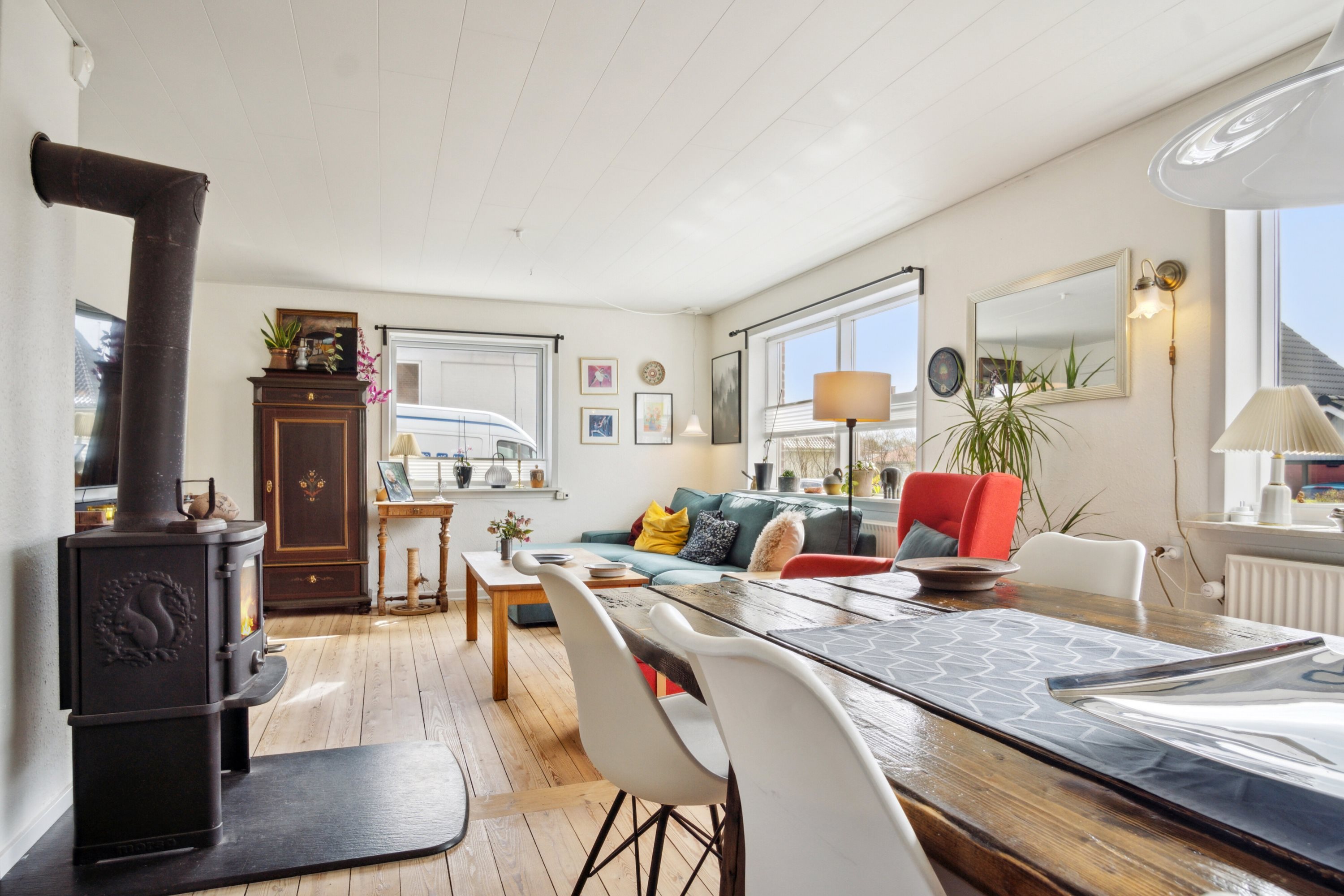 Fremhævet spisestue billede i fuldskærmstilstand. Billede af Nygade 2, 8722 Hedensted