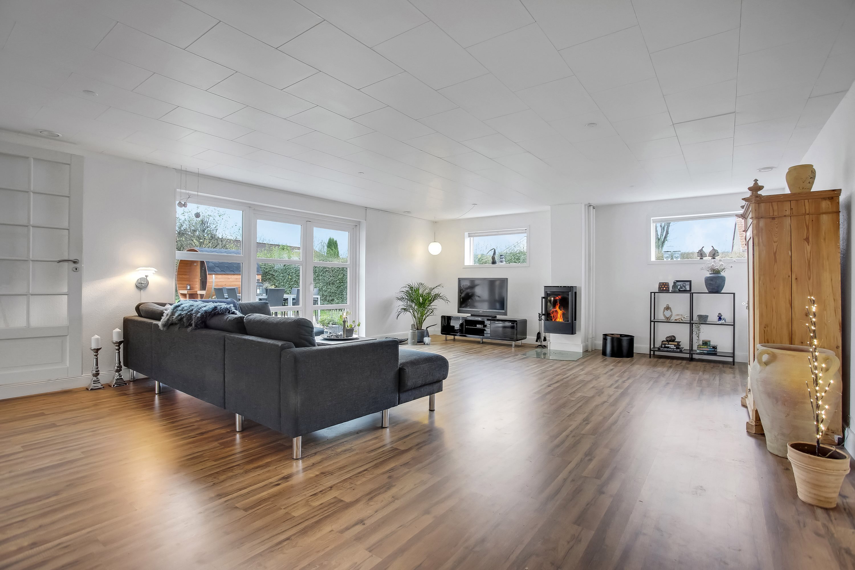 Fremhævet stue billede i fuldskærmstilstand. Billede af Højkildevej 11, Ørum, 8721 Daugård