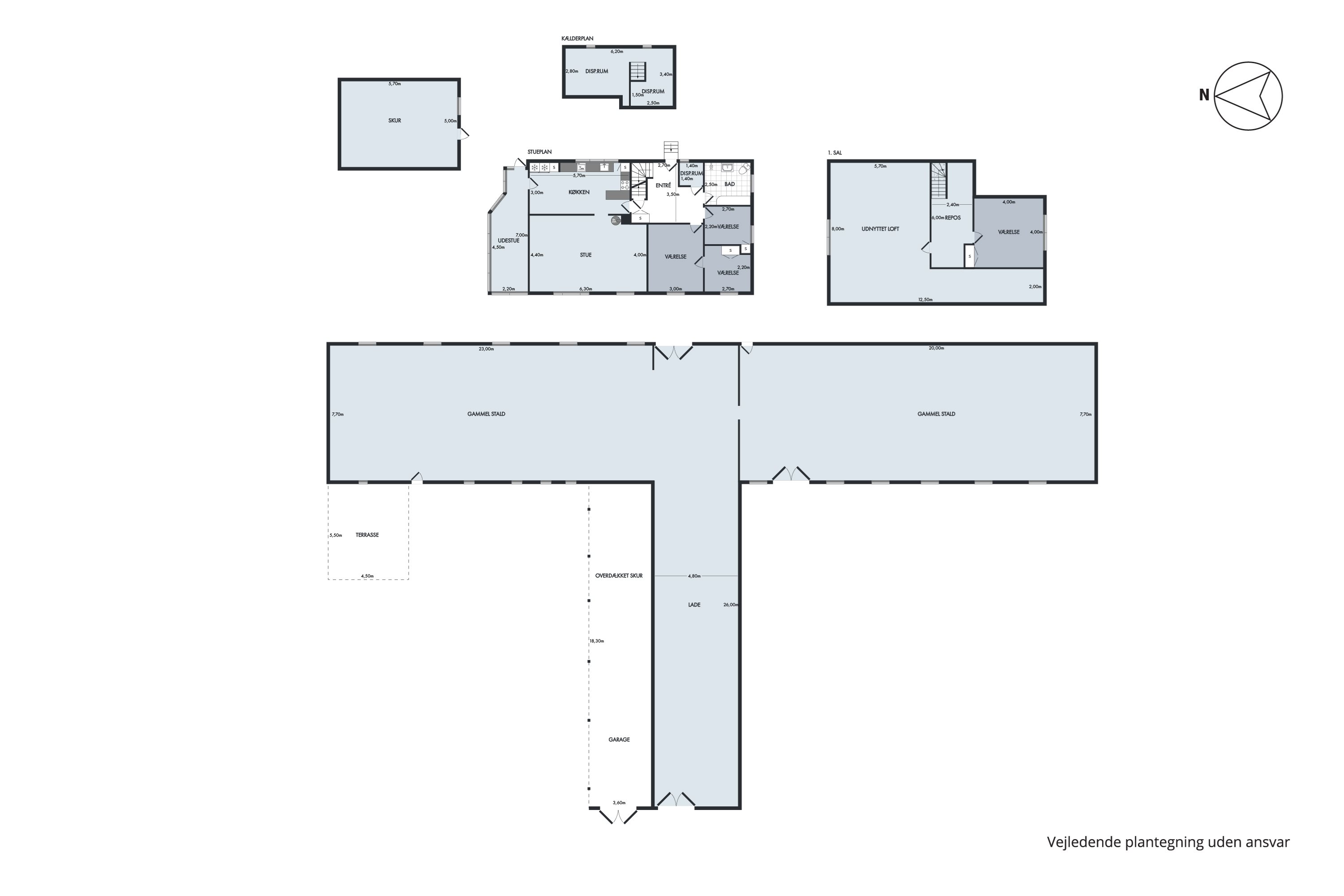 Plantegninger billede af Tørkerivej 1, Byrum, 9940 Læsø