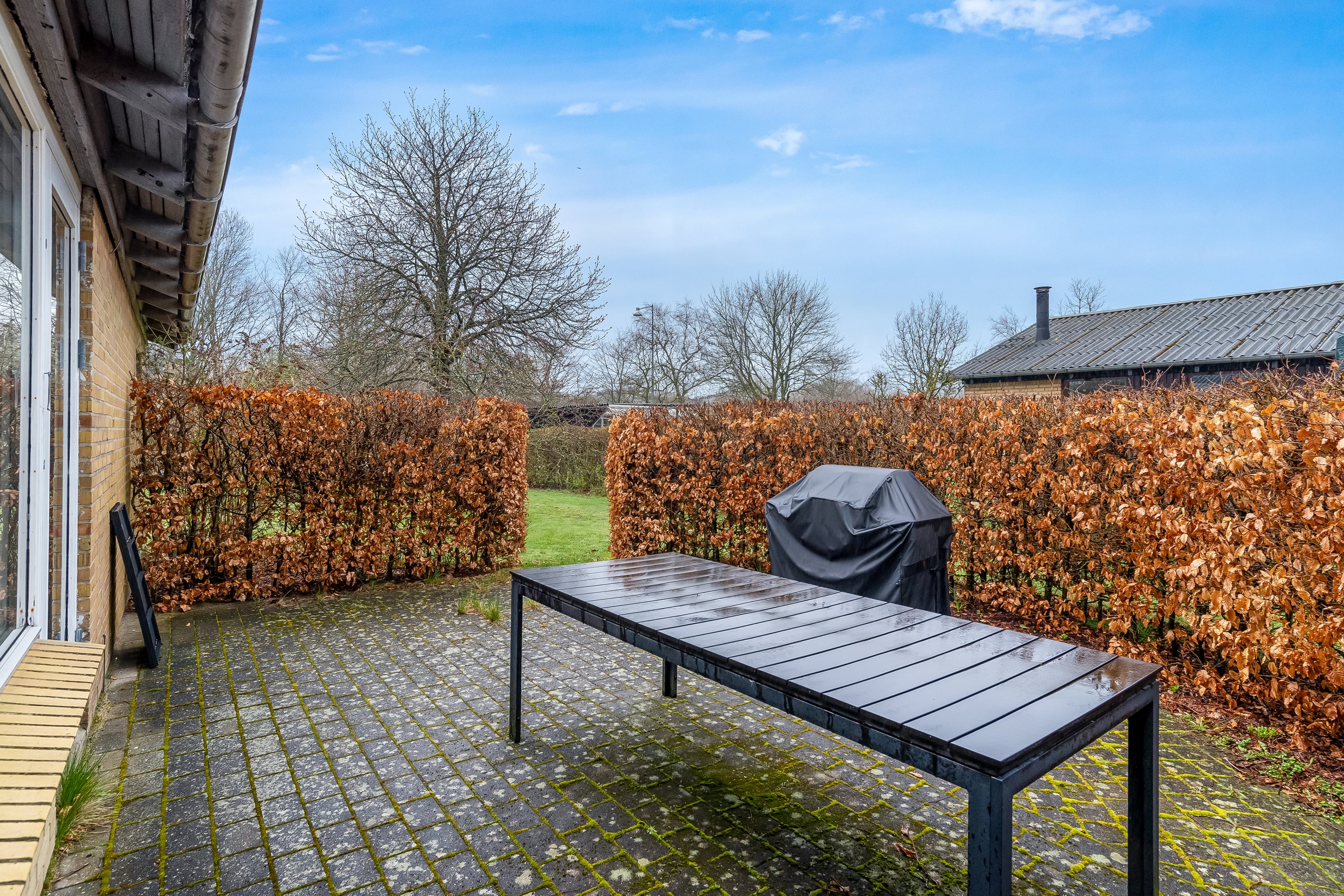 Fremhævet terrasse billede i fuldskærmstilstand. Billede af Skoleparken 11, 7500 Holstebro