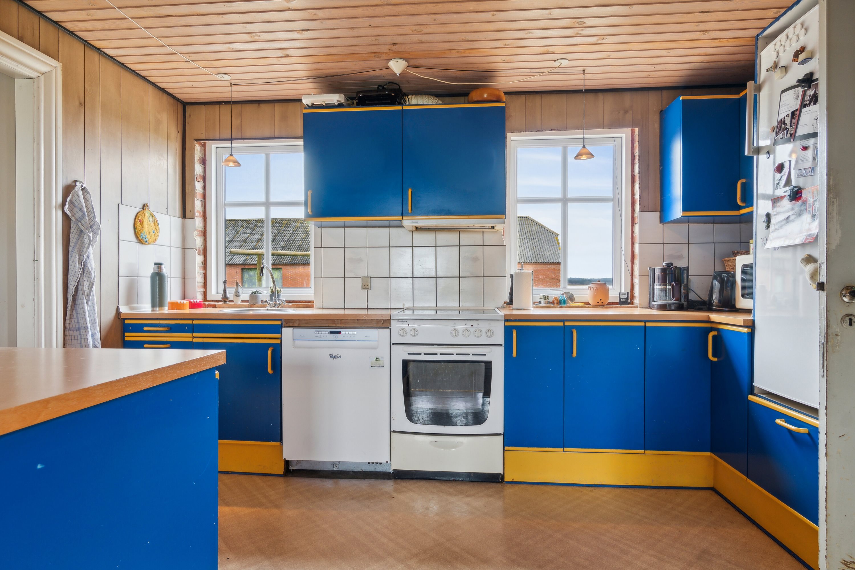 Fremhævet køkken billede i fuldskærmstilstand. Billede af Amstedbrovej 18, Lund, 7741 Frøstrup