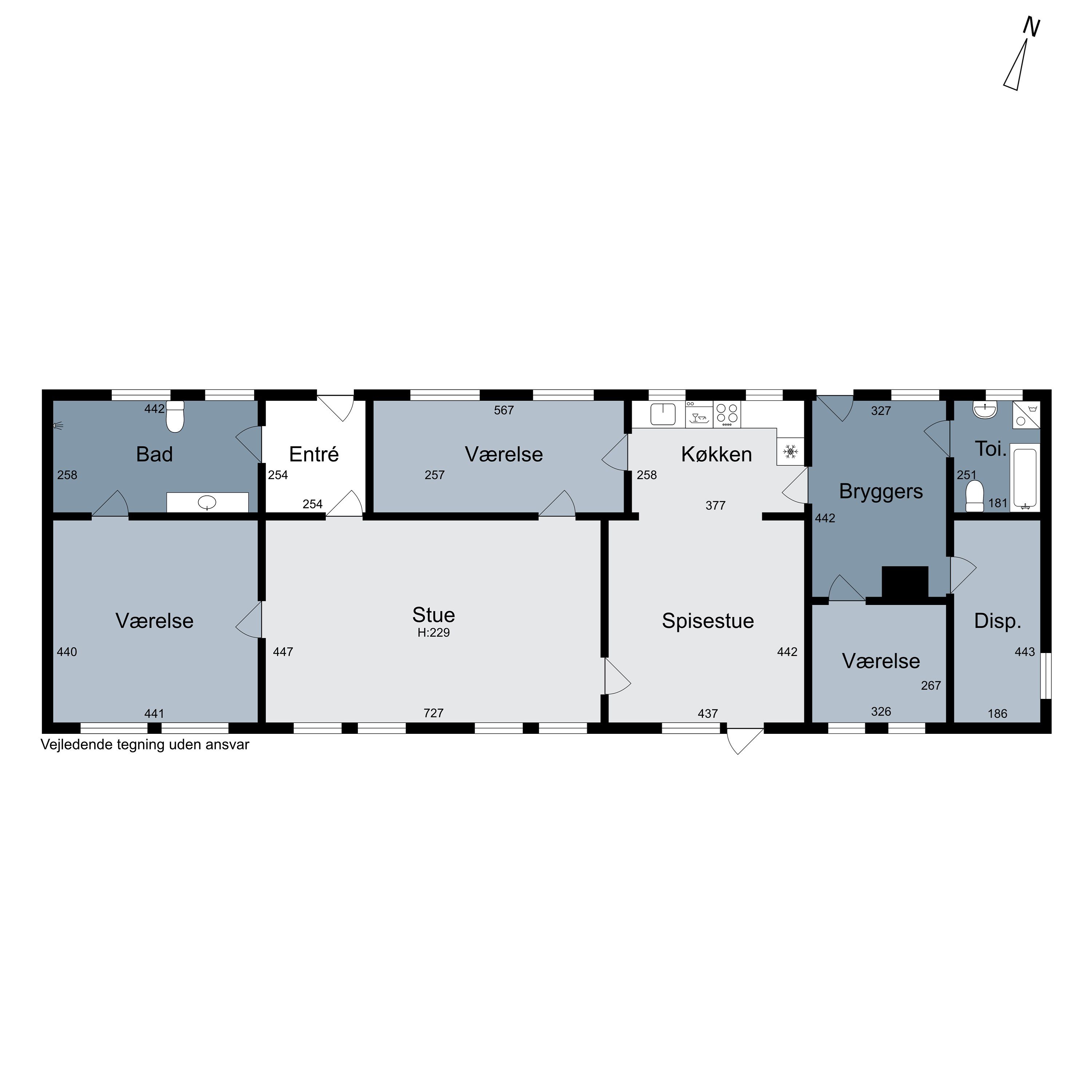 Plantegninger billede af Amstedbrovej 18, Lund, 7741 Frøstrup