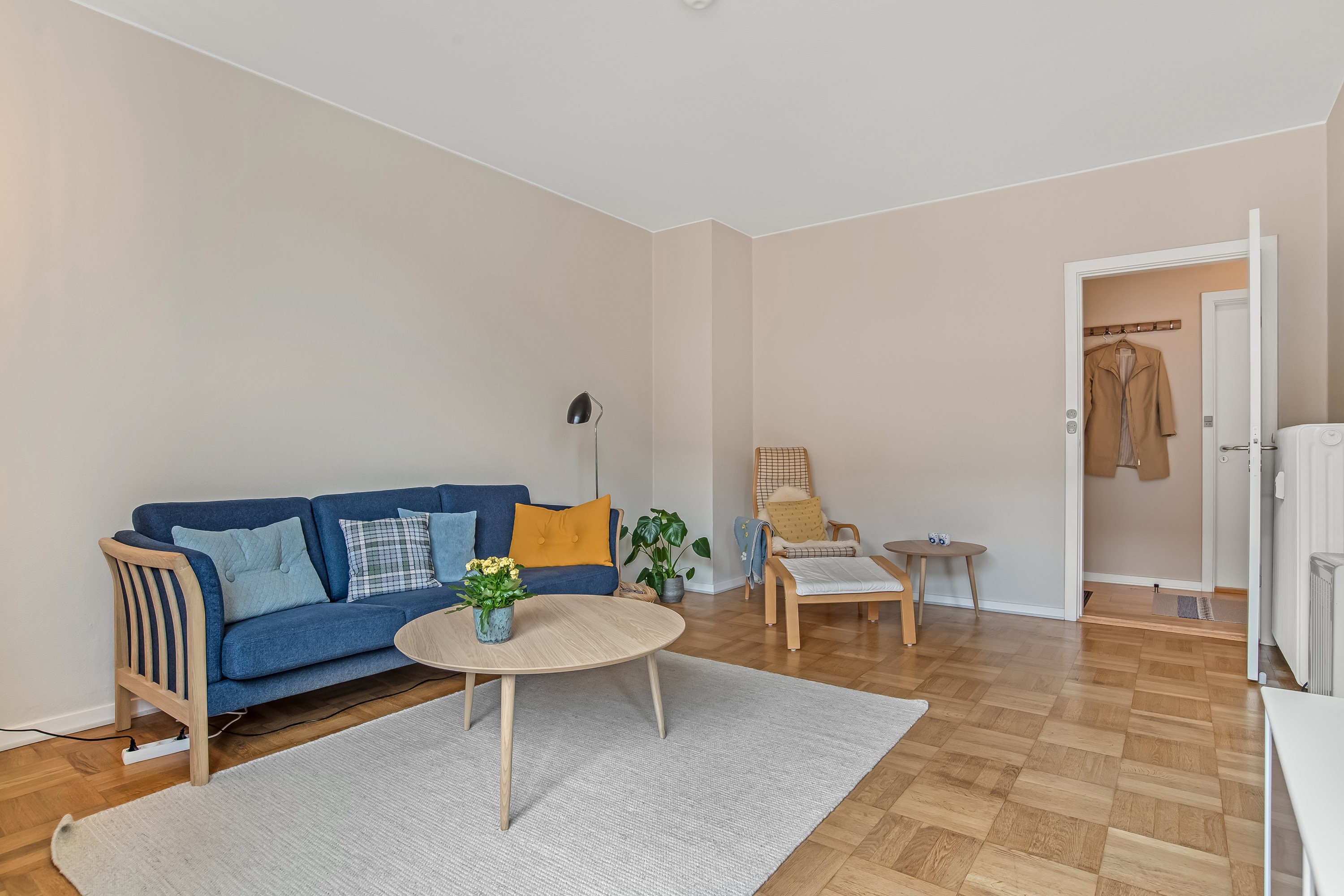 Fremhævet stue billede i fuldskærmstilstand. Billede af Brogården 7, 1. tv., 7500 Holstebro